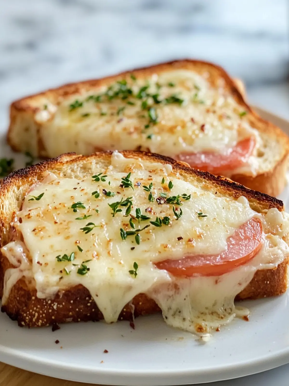 Airfryer Schinken-Käse Toast Rezept