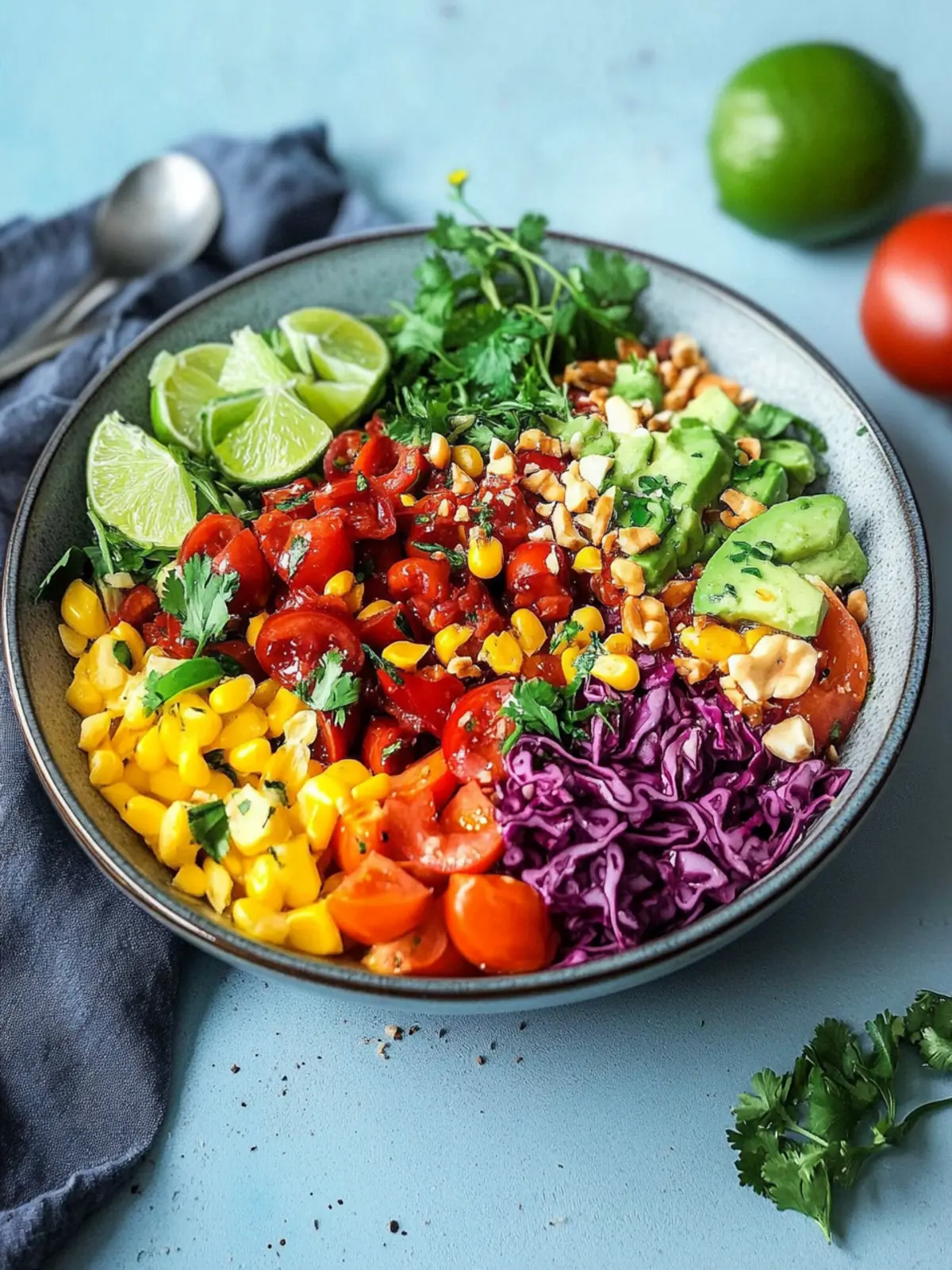 Der Frühling naht und deswegen gibt es mexikanischen Reissalat
