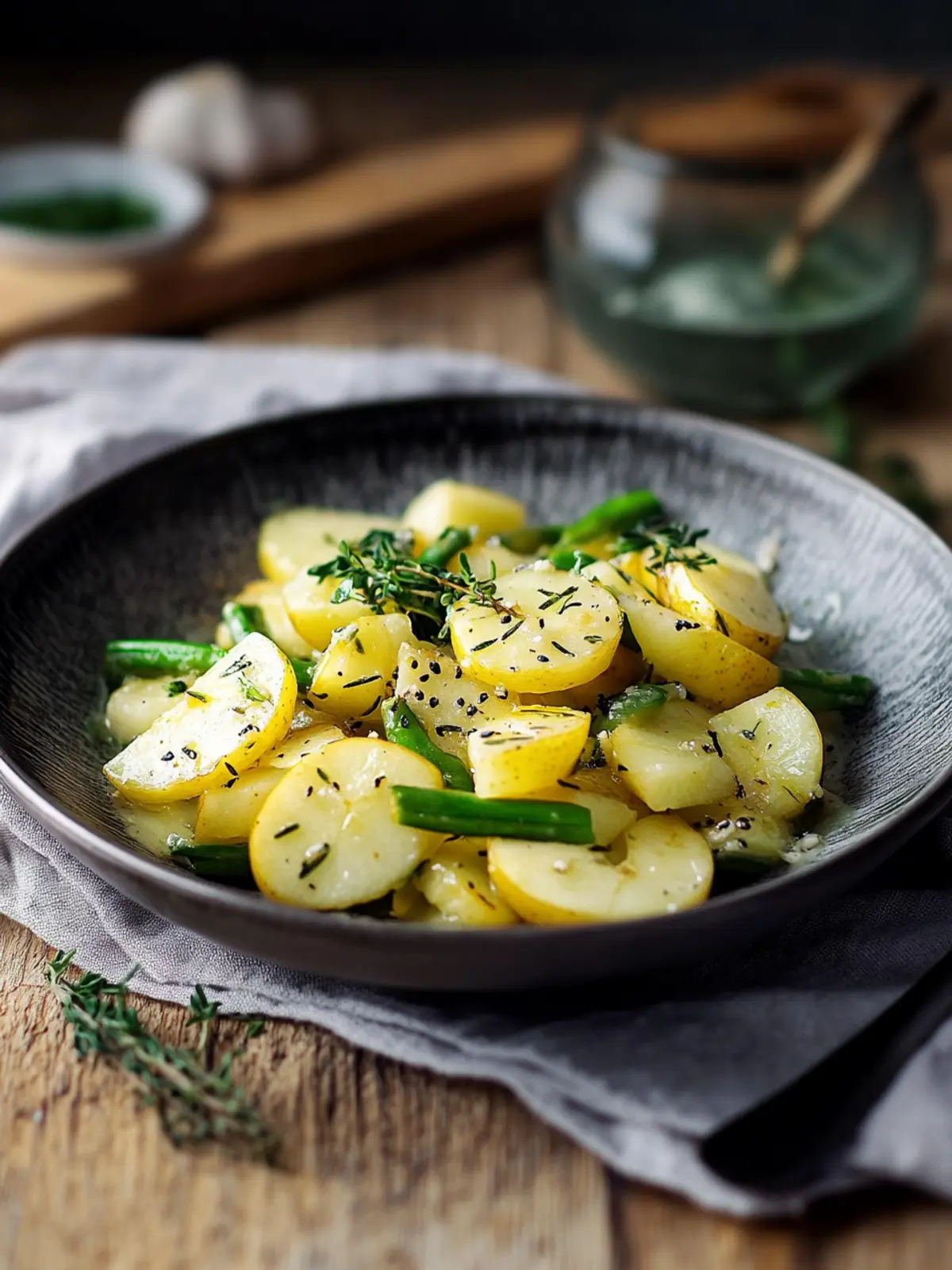 Leichte Kost – Kohlrabisalat mit Apfel und Joghurtdressing