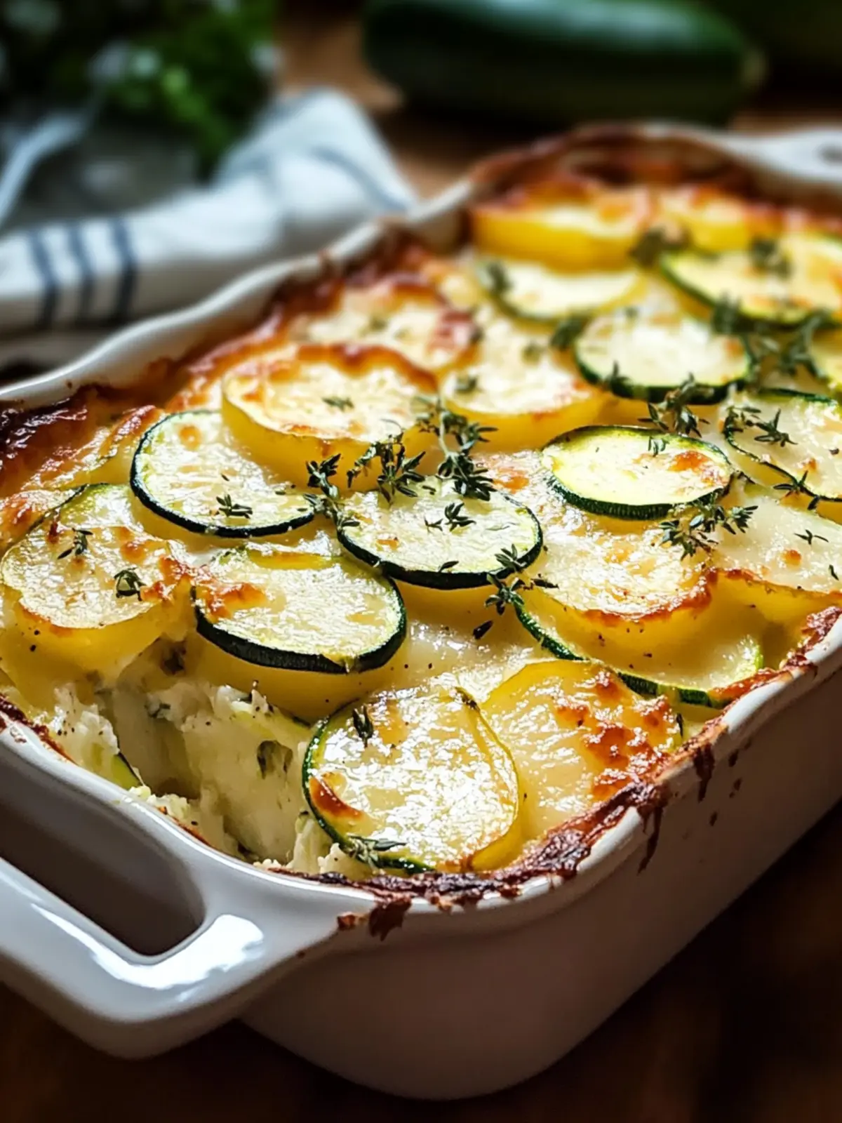 Potato-Zucchini-Casserole for the whole family