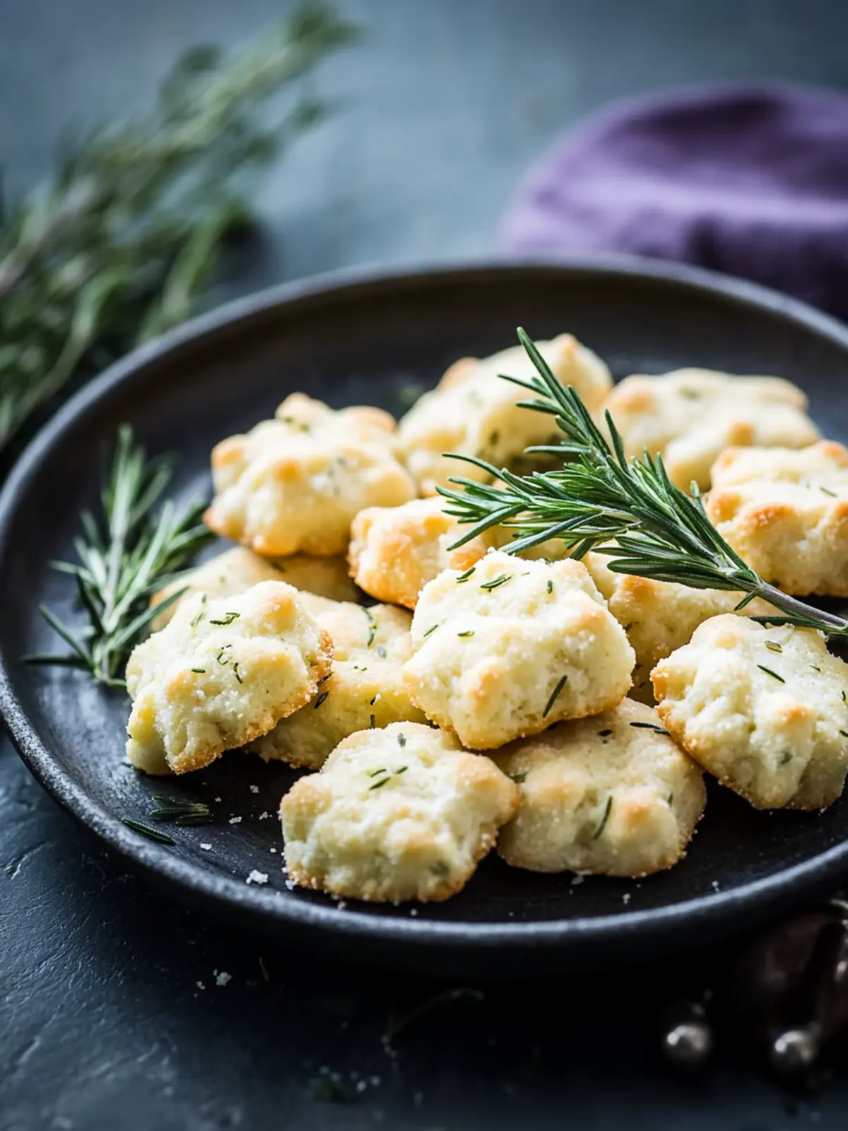 Würziges Fingerfood: Rosmarin-Parmesan-Kekse