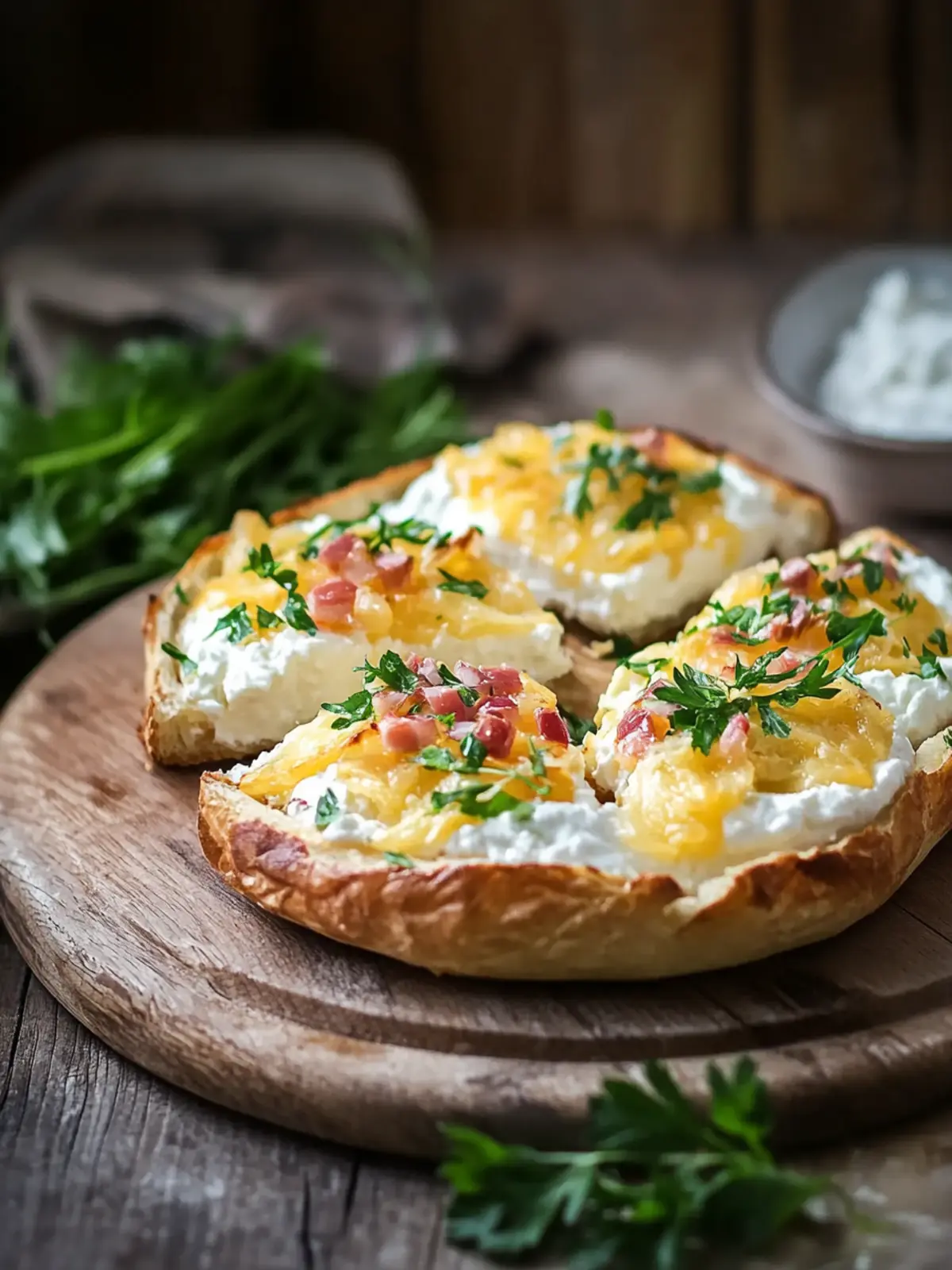 Ofenkartoffeln mit Quark (ohne Alufolie)