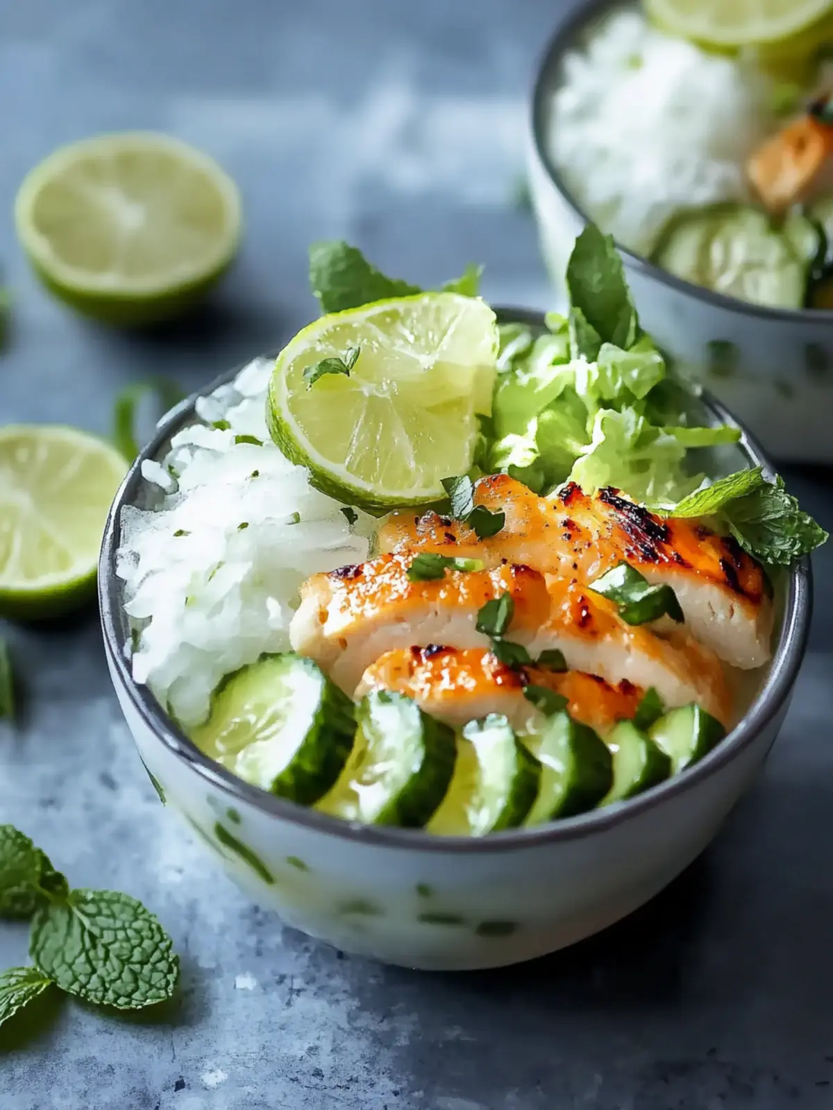 Würzige Hähnchen Bowl