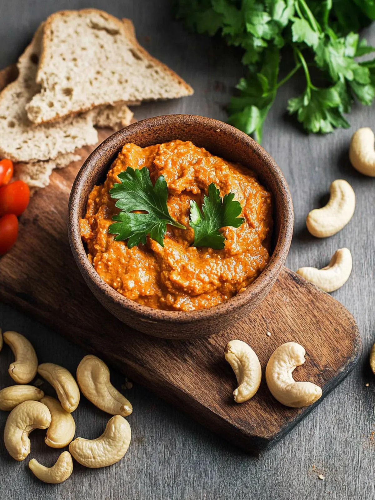Paprika-Cashew-Aufstrich