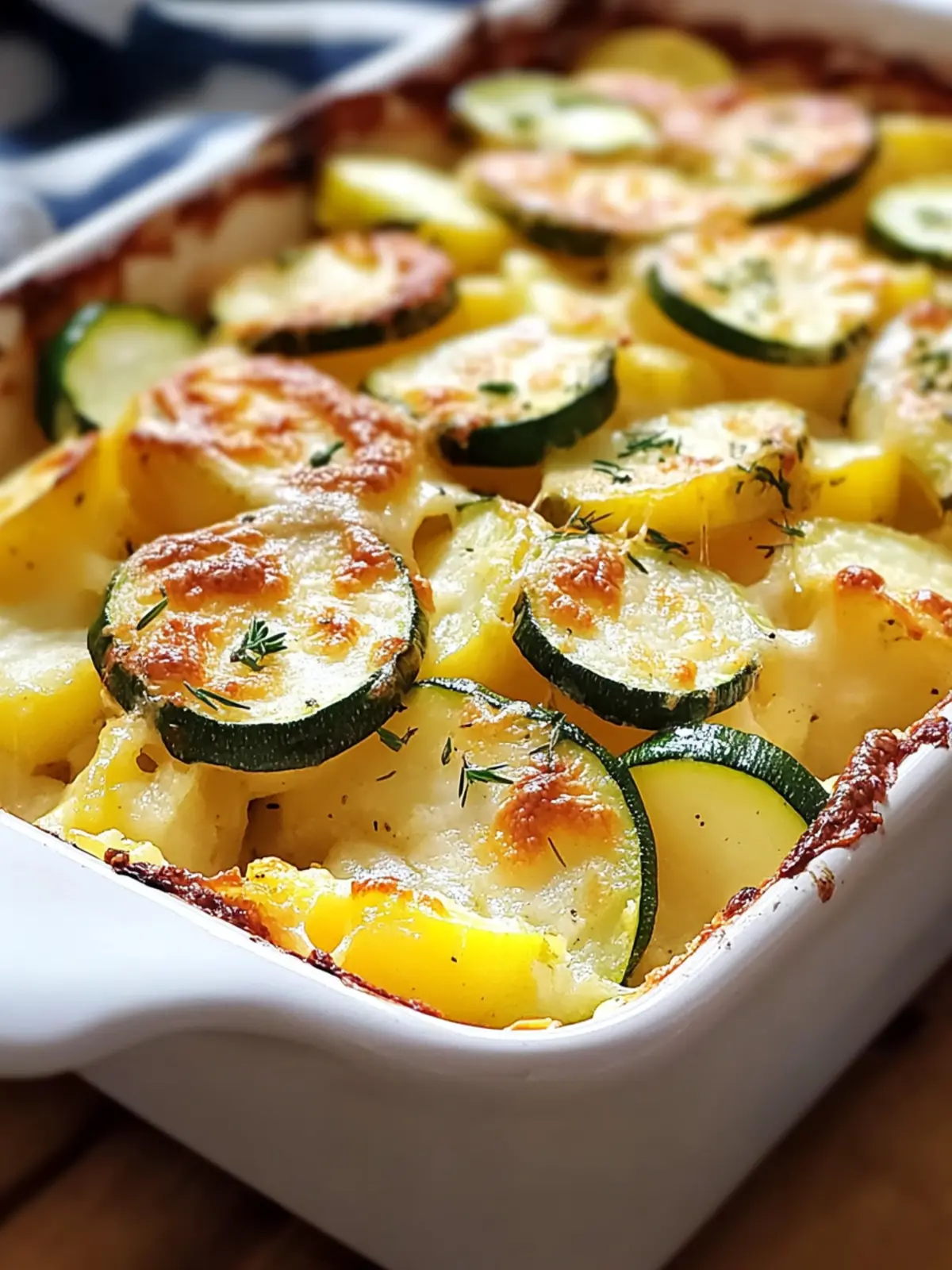 Potato-zucchini casserole for the whole family