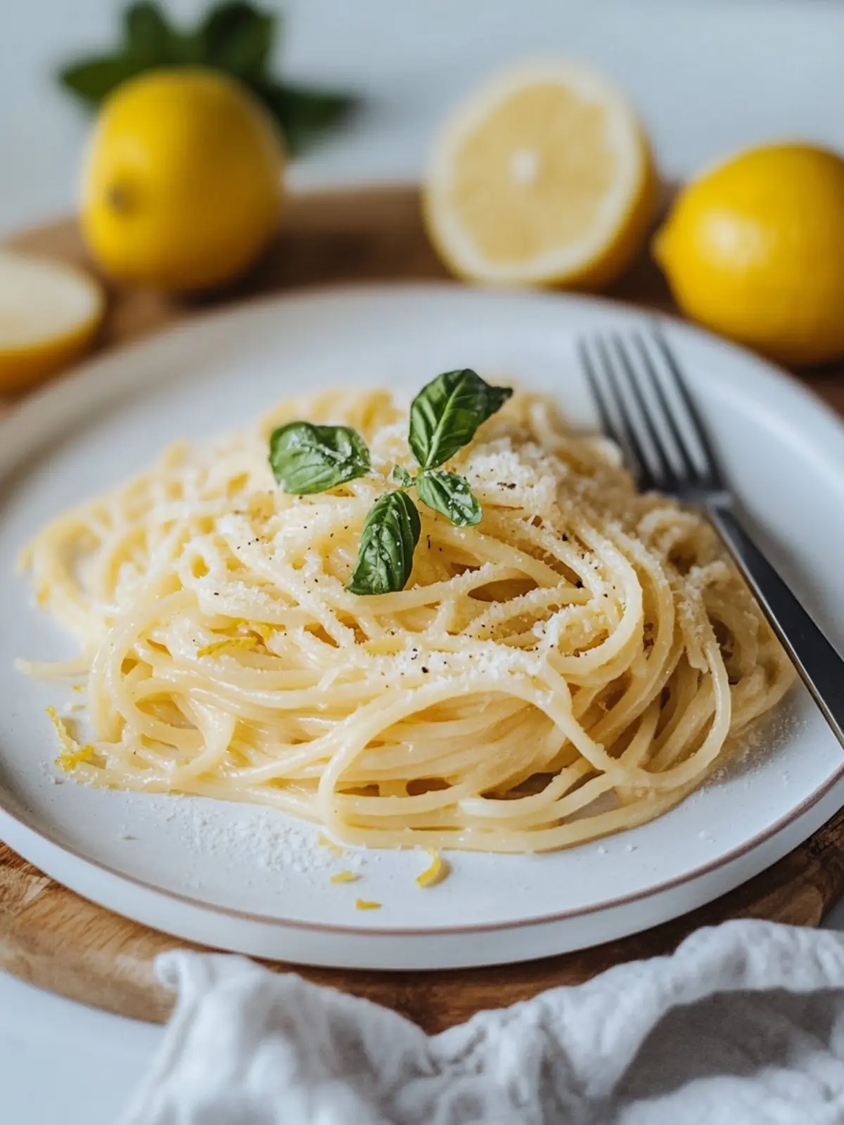 Pasta al Limone – fruchtige Zitronenpasta aus 4 Zutaten