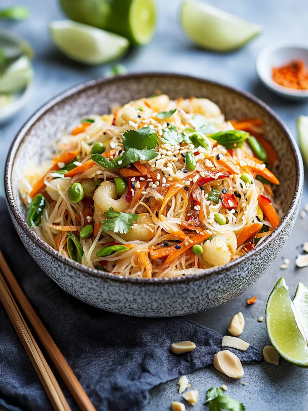 Asiatischer Glasnudelsalat