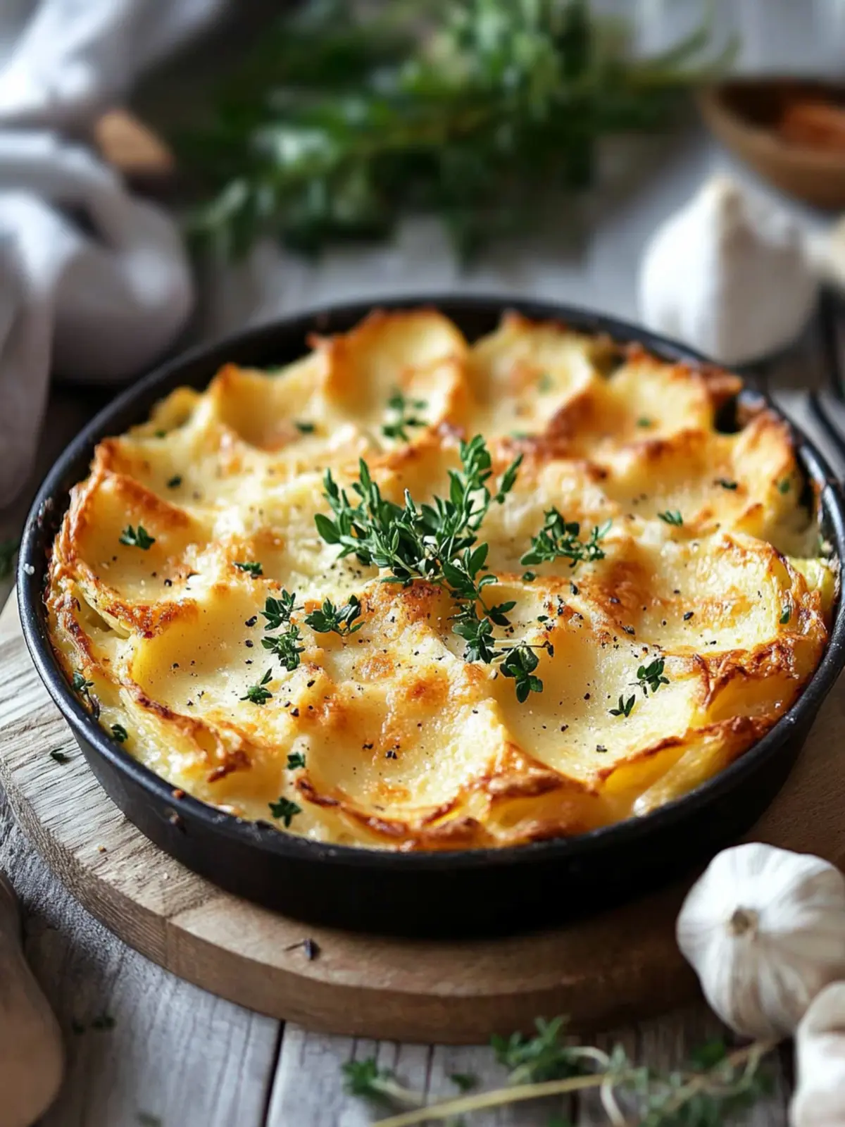 Kartoffelgratin aus dem Airfryer