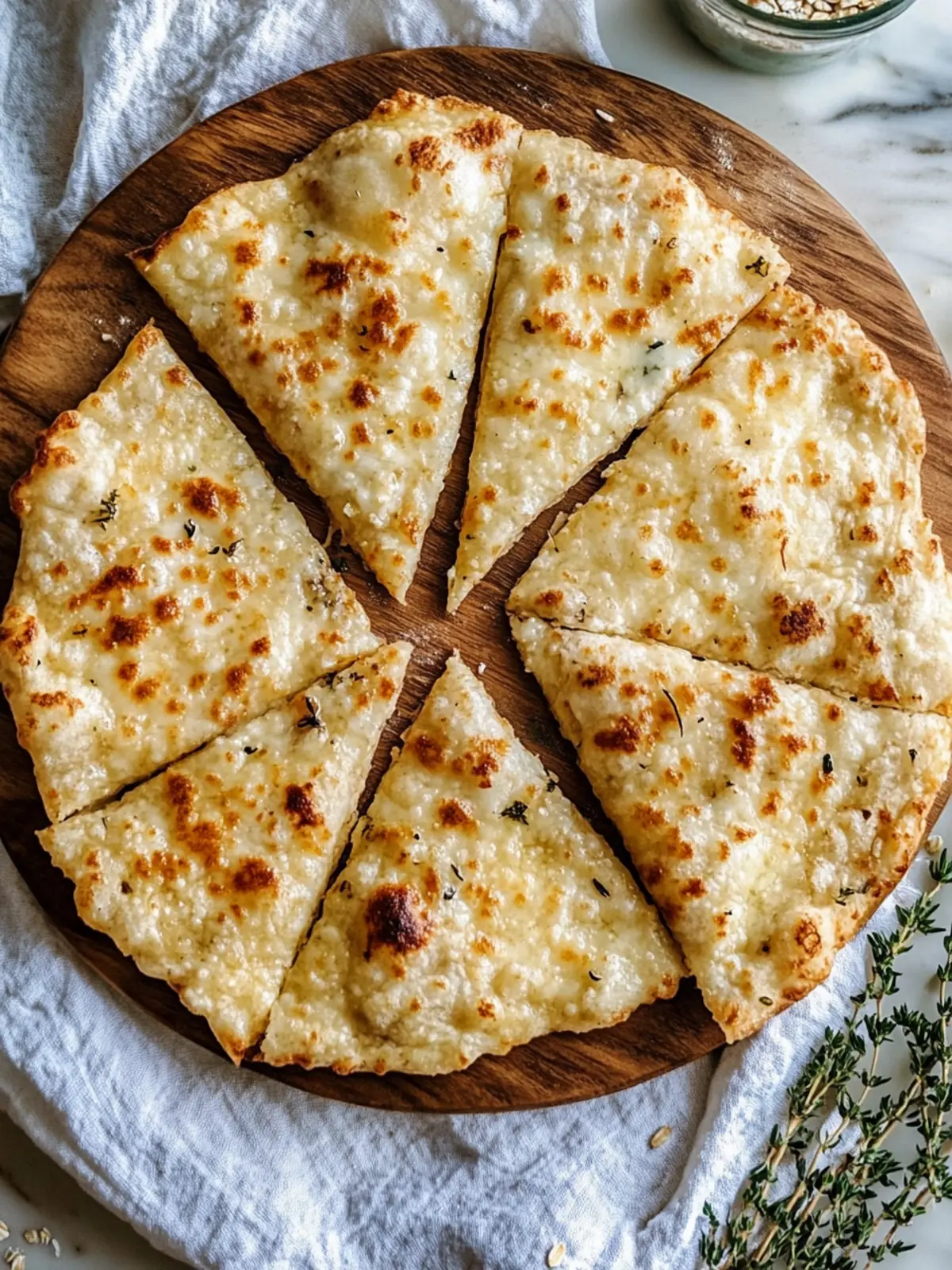 Oatmeal yogurt flatbread - delicious, healthy, and prepared in a flash