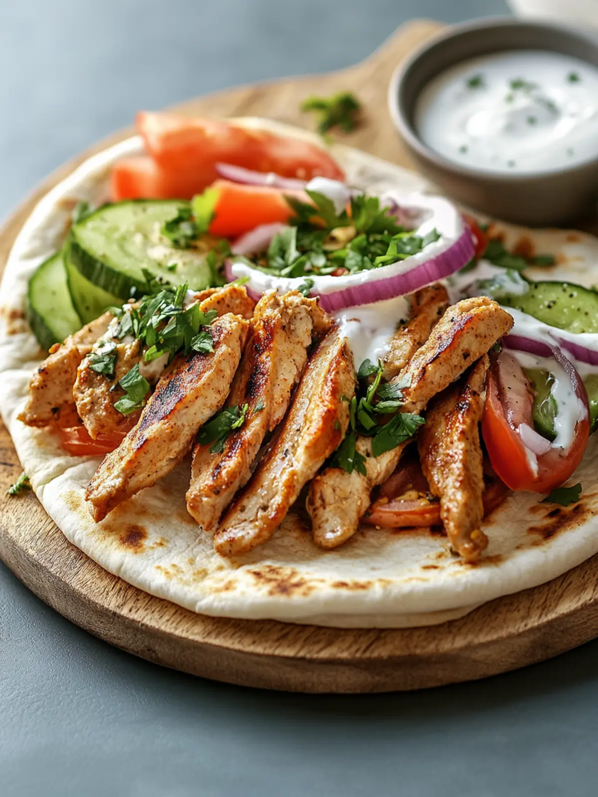 Airfryer Hähnchen-Gyros Rezept