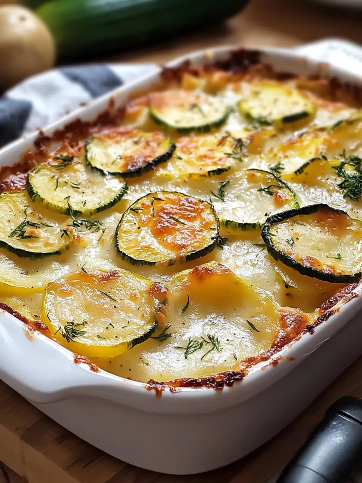 Potato-Zucchini-Casserole for the whole family