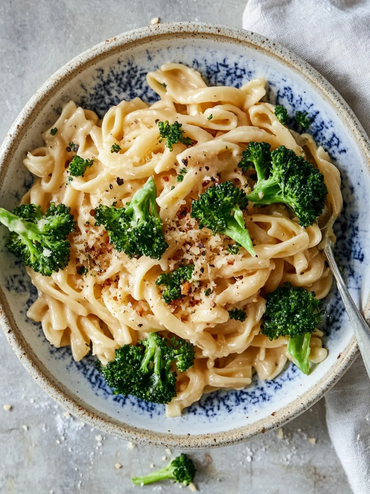 Pasta mit Brokkoli in Buttersauce
