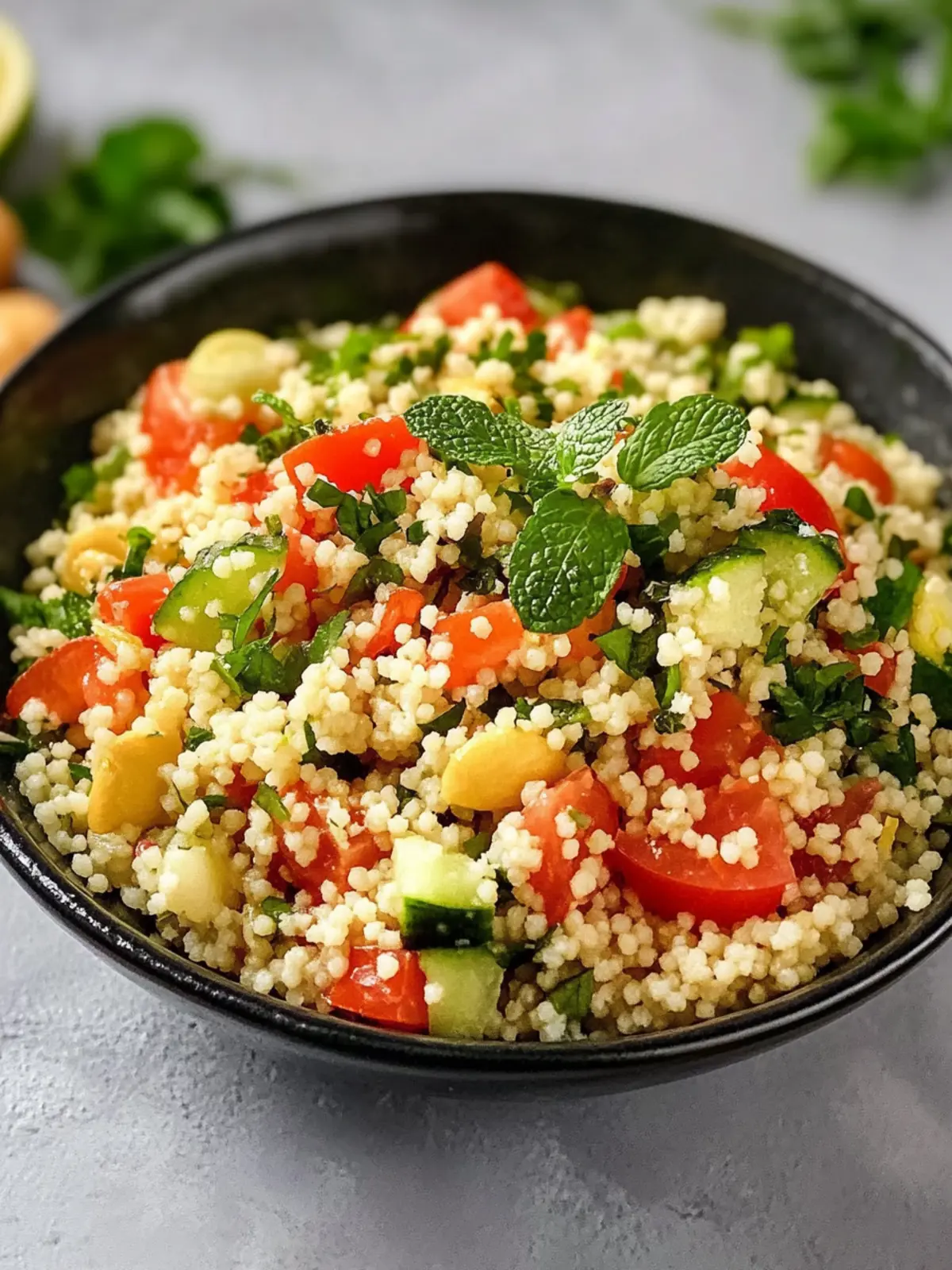 Dieser Couscous-Salat mit Minze ist das perfekte Sommerrezept