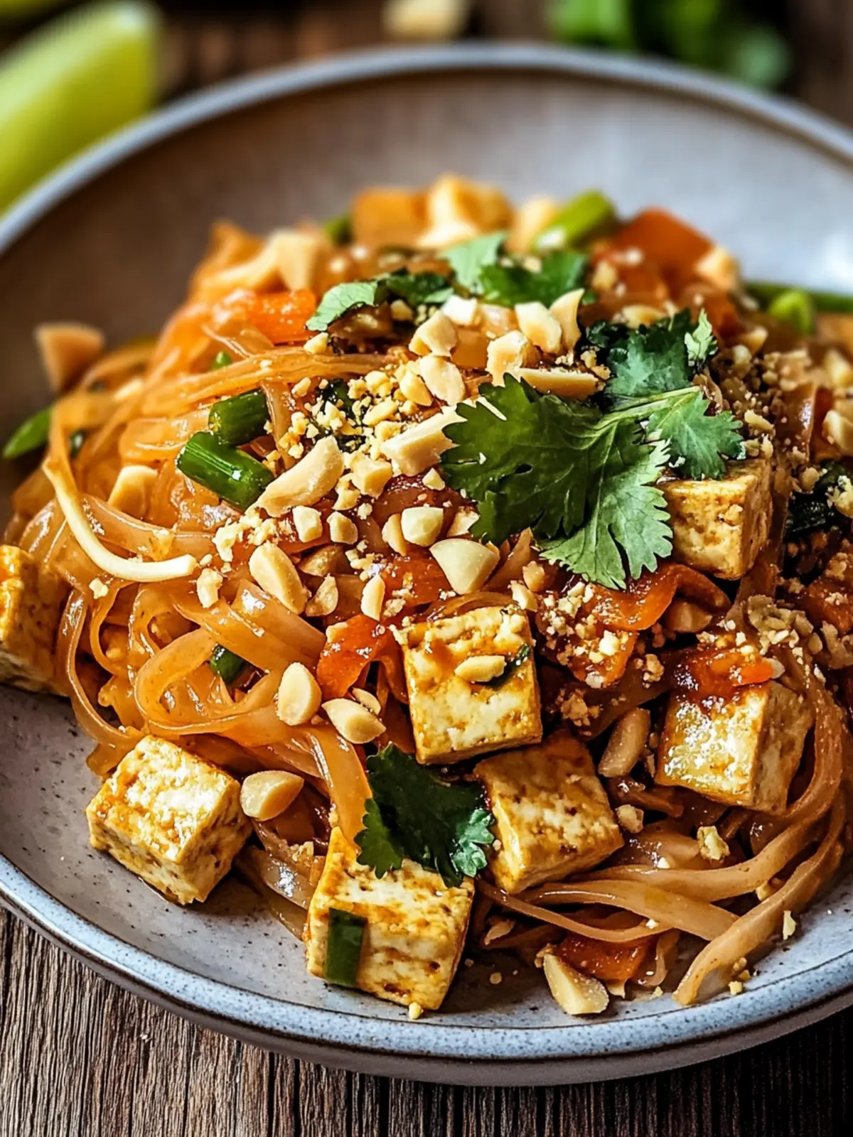 Der Ausgang: Veganes Tofu Pad Thai für Genießer