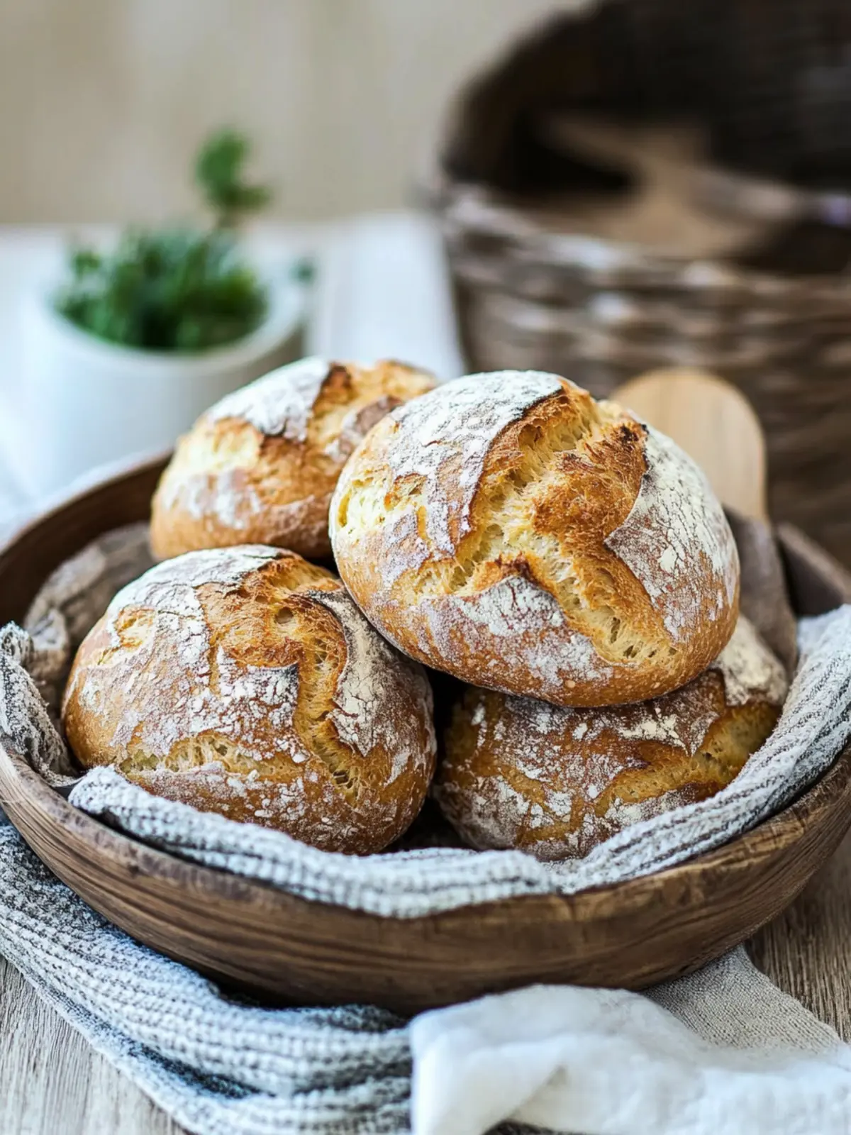 Gesunde Kartoffelbrötchen selber backen