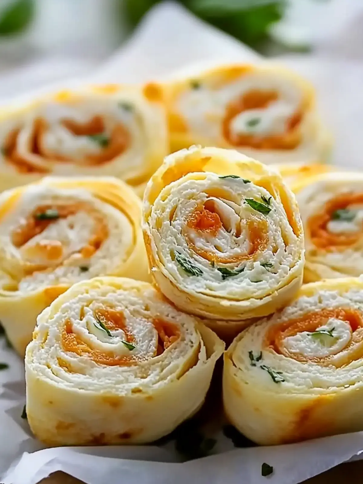 Frischkäse Roll-Ups