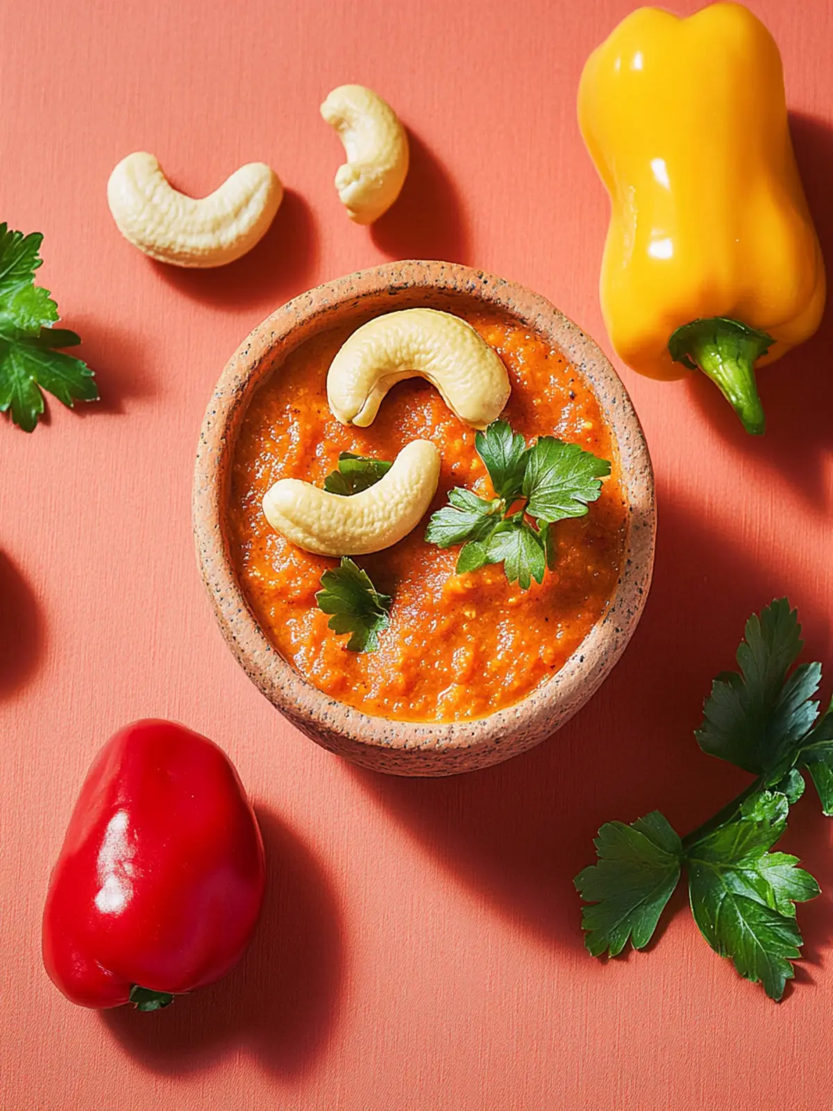 Paprika-Cashew-Aufstrich