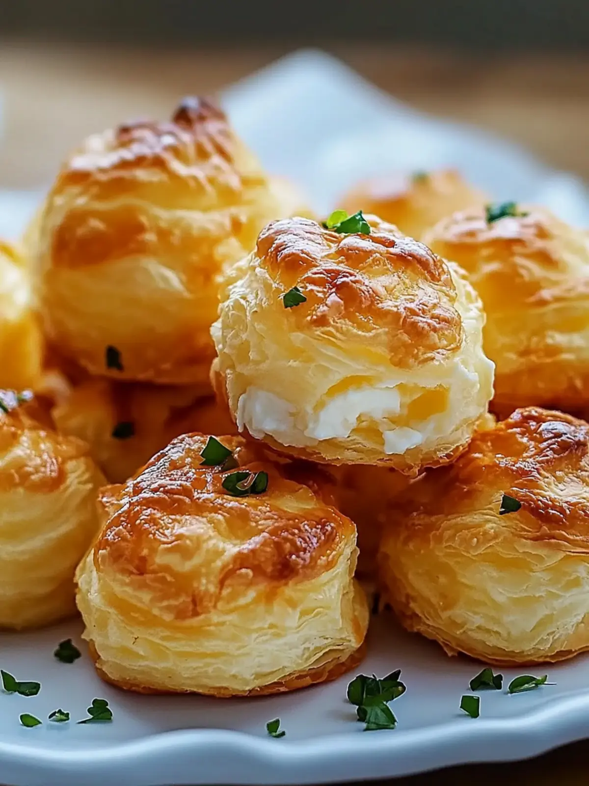 Käse Puff Snacks: Schnelles kaltes Fingerfood Highlight