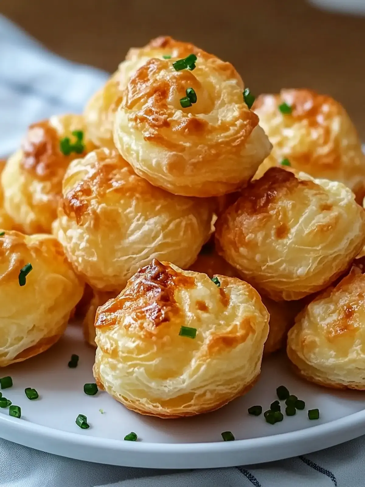 Käse Puff Snacks: Schnelles kaltes Fingerfood Highlight