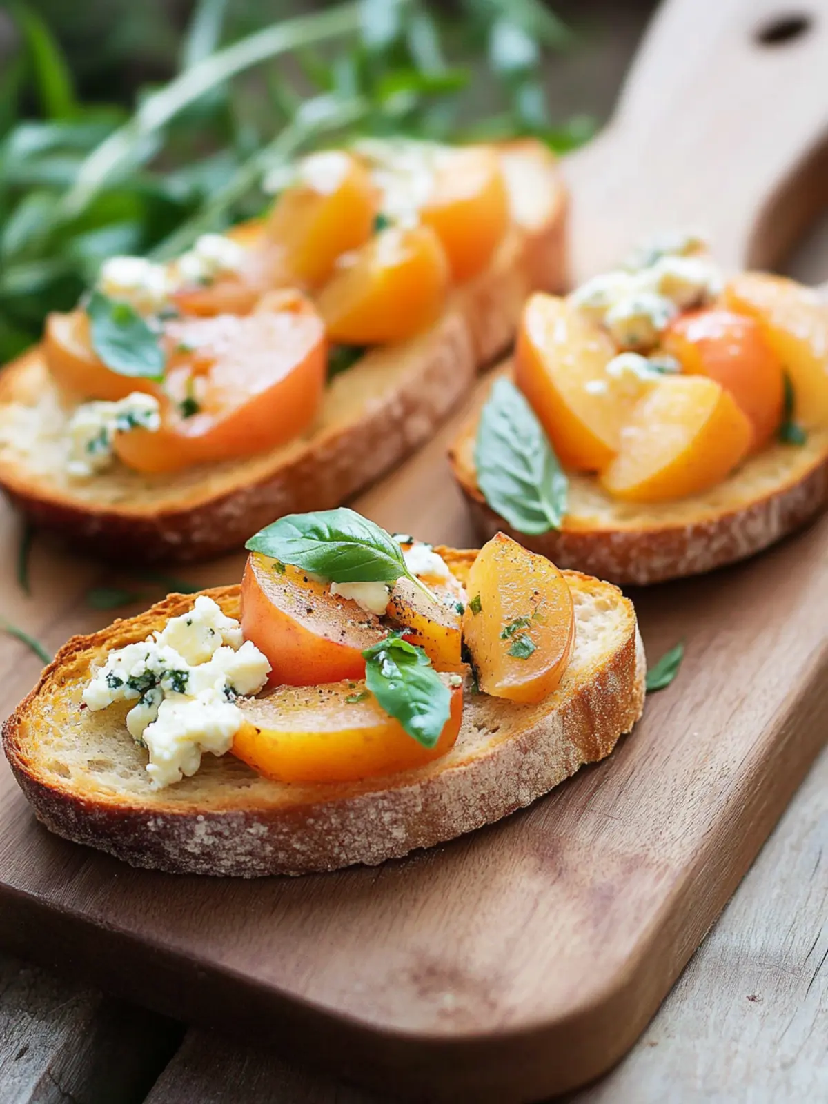 Aromawunder: Pfirsich-Bruschetta mit Gorgonzola