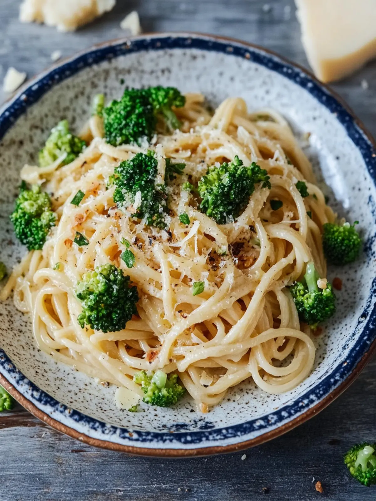 Pasta mit Brokkoli in Buttersauce