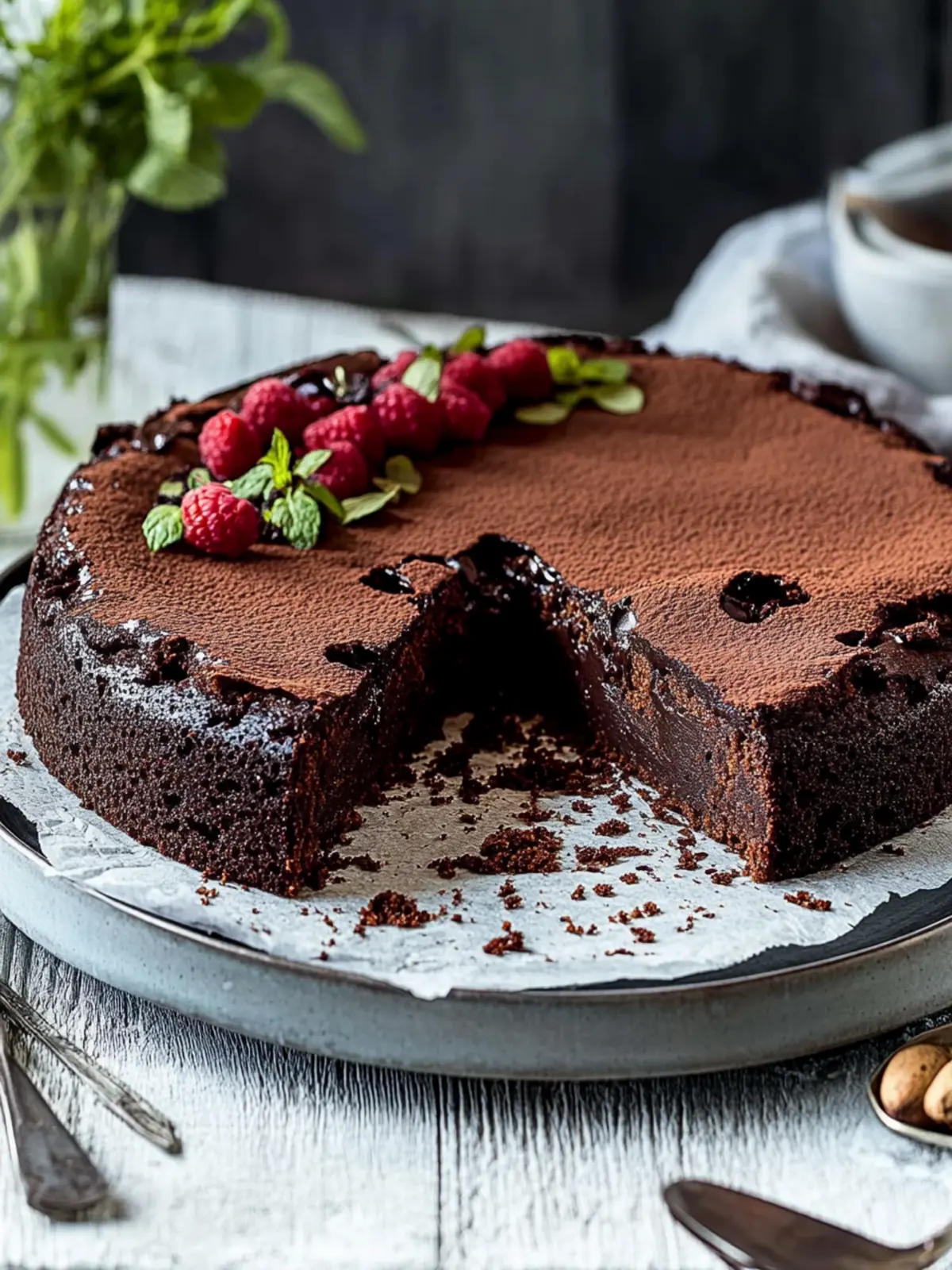Veganer Schokoladenkuchen