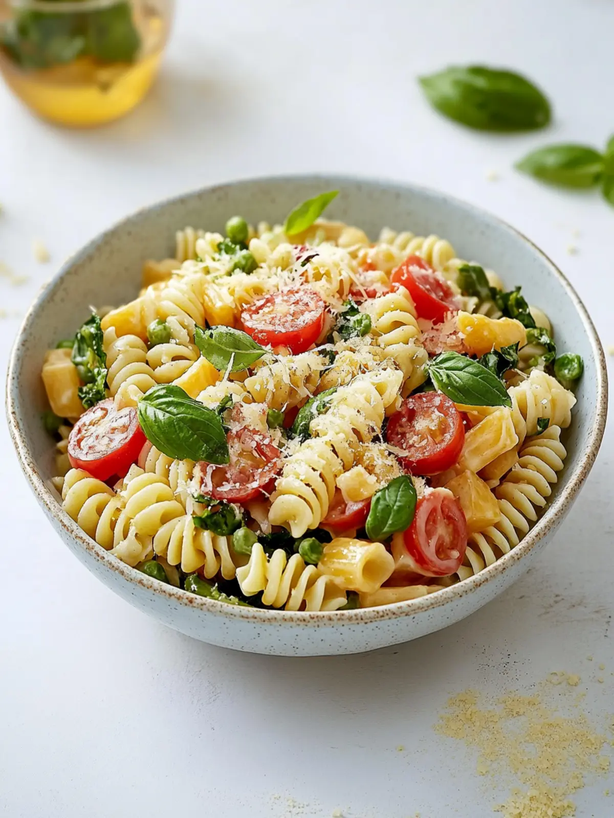 Ein-Topf Garnelen Pasta Primavera