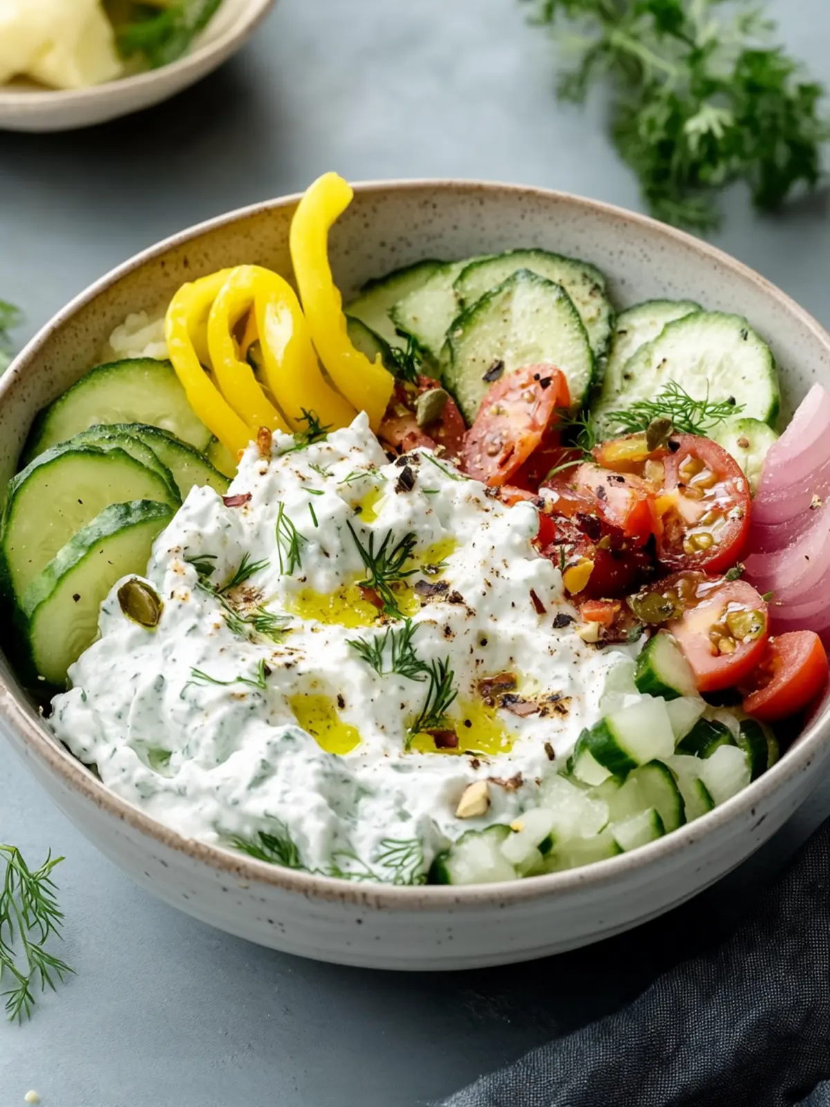 Hähnchen-Tzatziki-Bowl: dein neuer Meal-Prep-Liebling