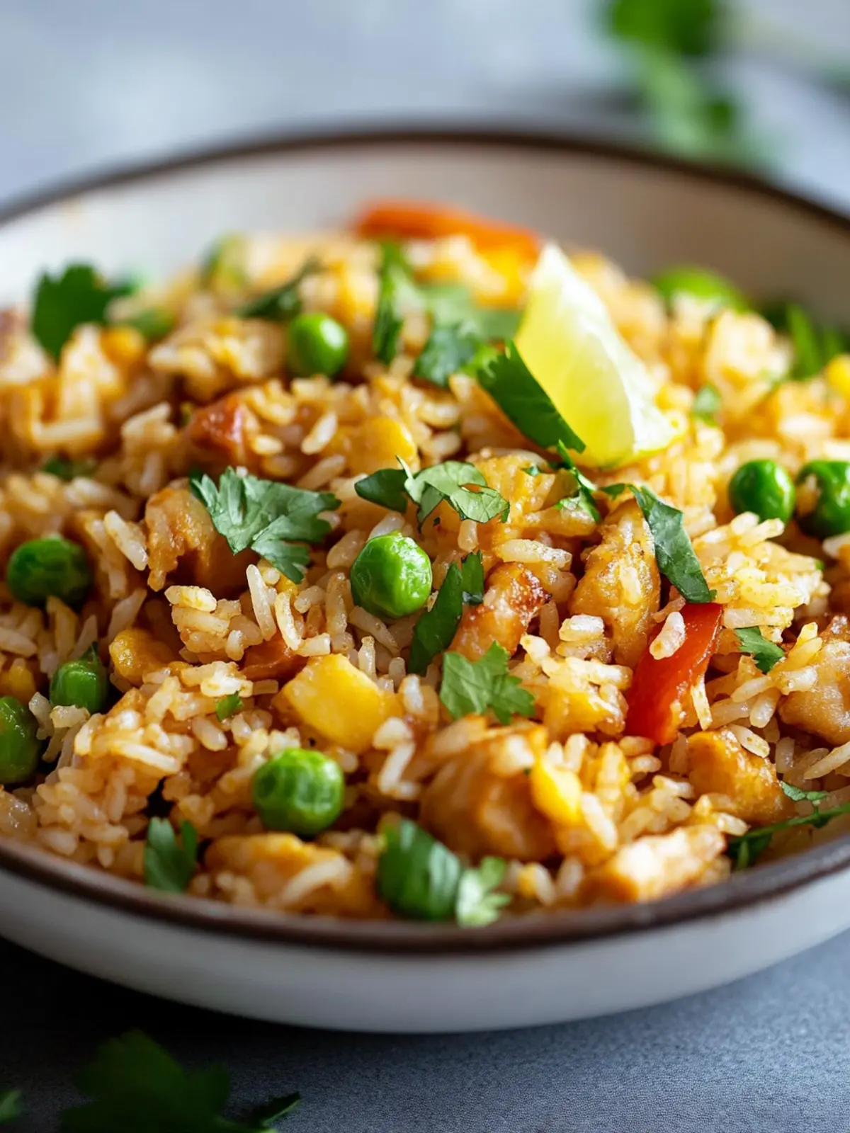 Fried rice from the hot air fryer: quick & delicious