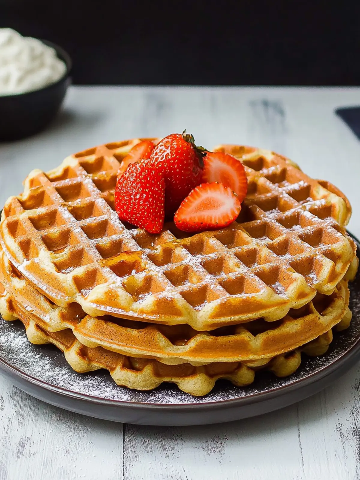 Waffeln ohne Zucker