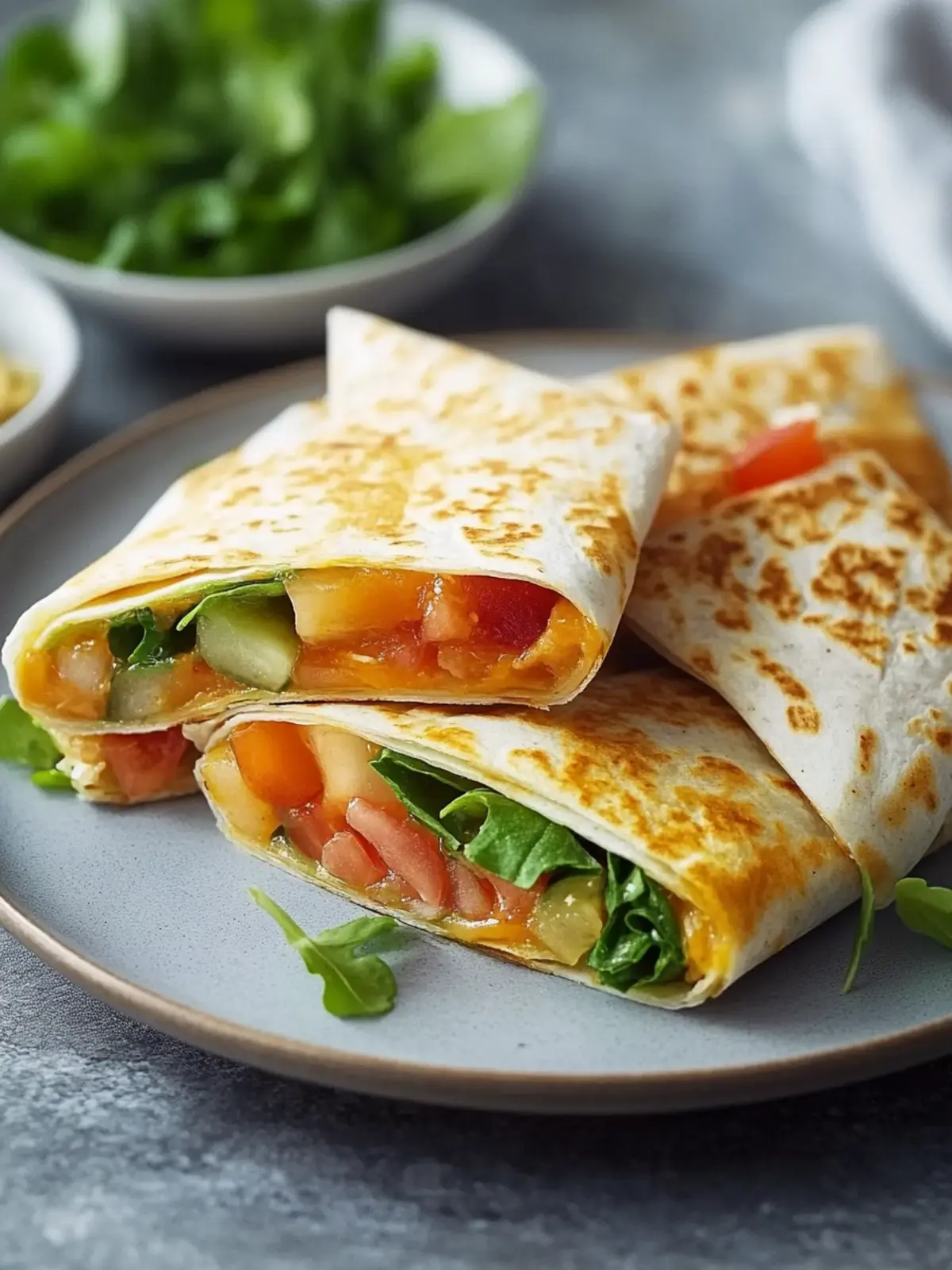Knusprige Wrap-Ecken aus dem Airfryer