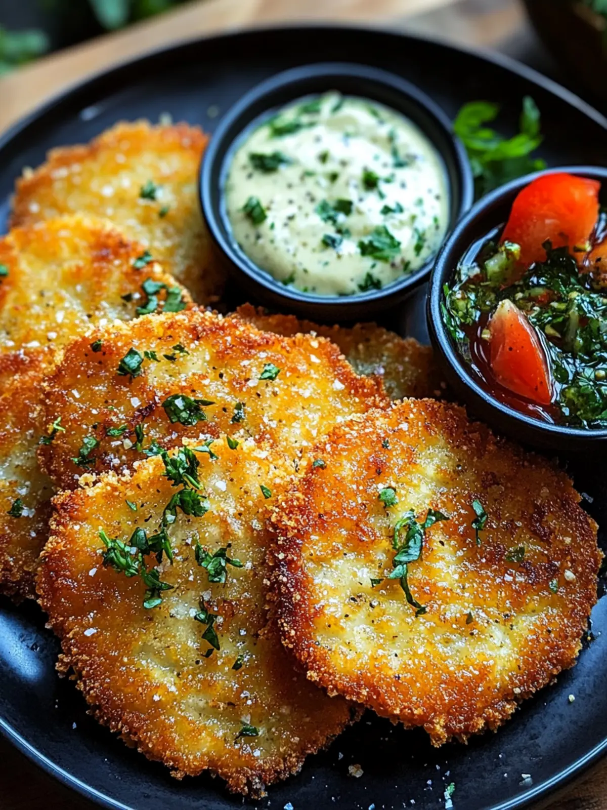Knuspriges Kohlrabischnitzel