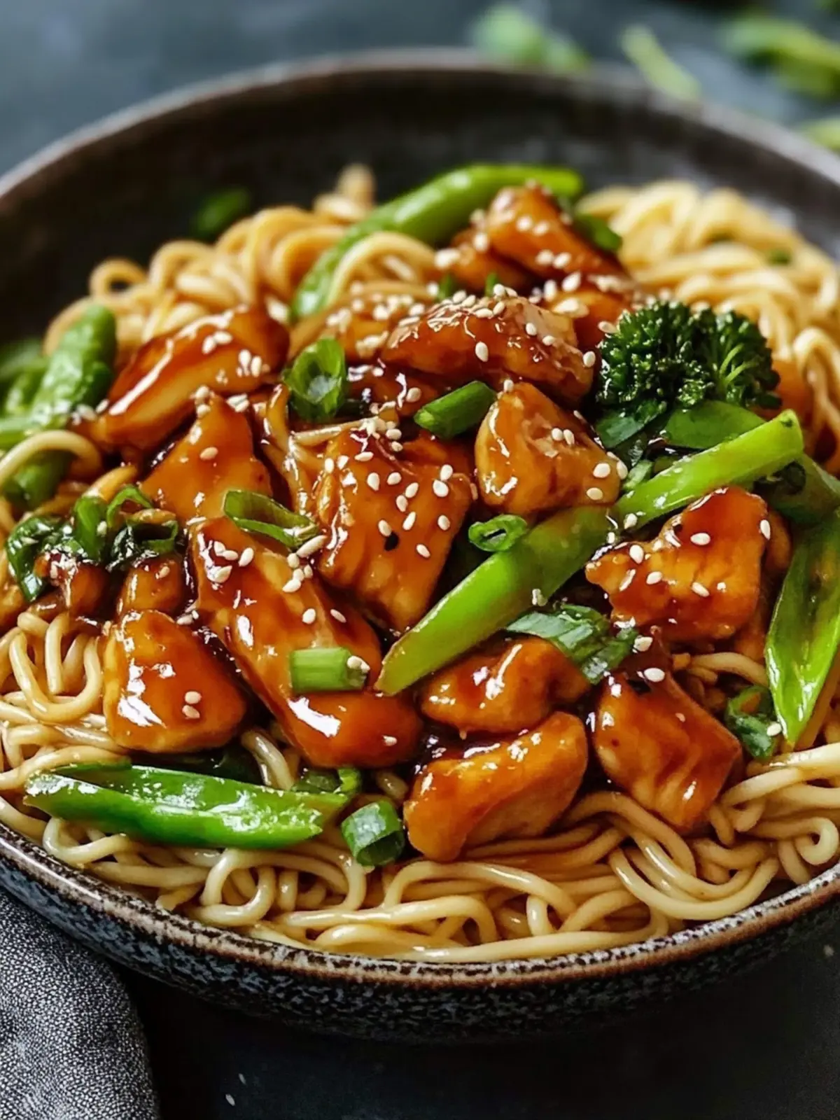 Hähnchen-Teriyaki-Nudeln – Einfach & So Lecker