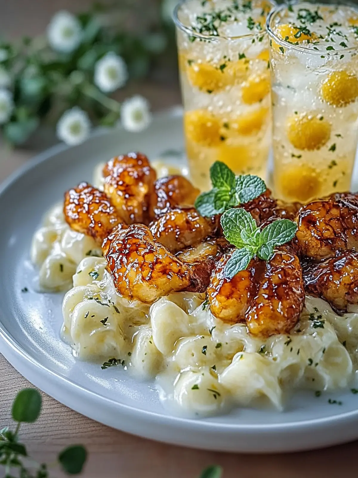 Hähnchen mit Honig Knoblauch Glasur Rezept einfach genießen