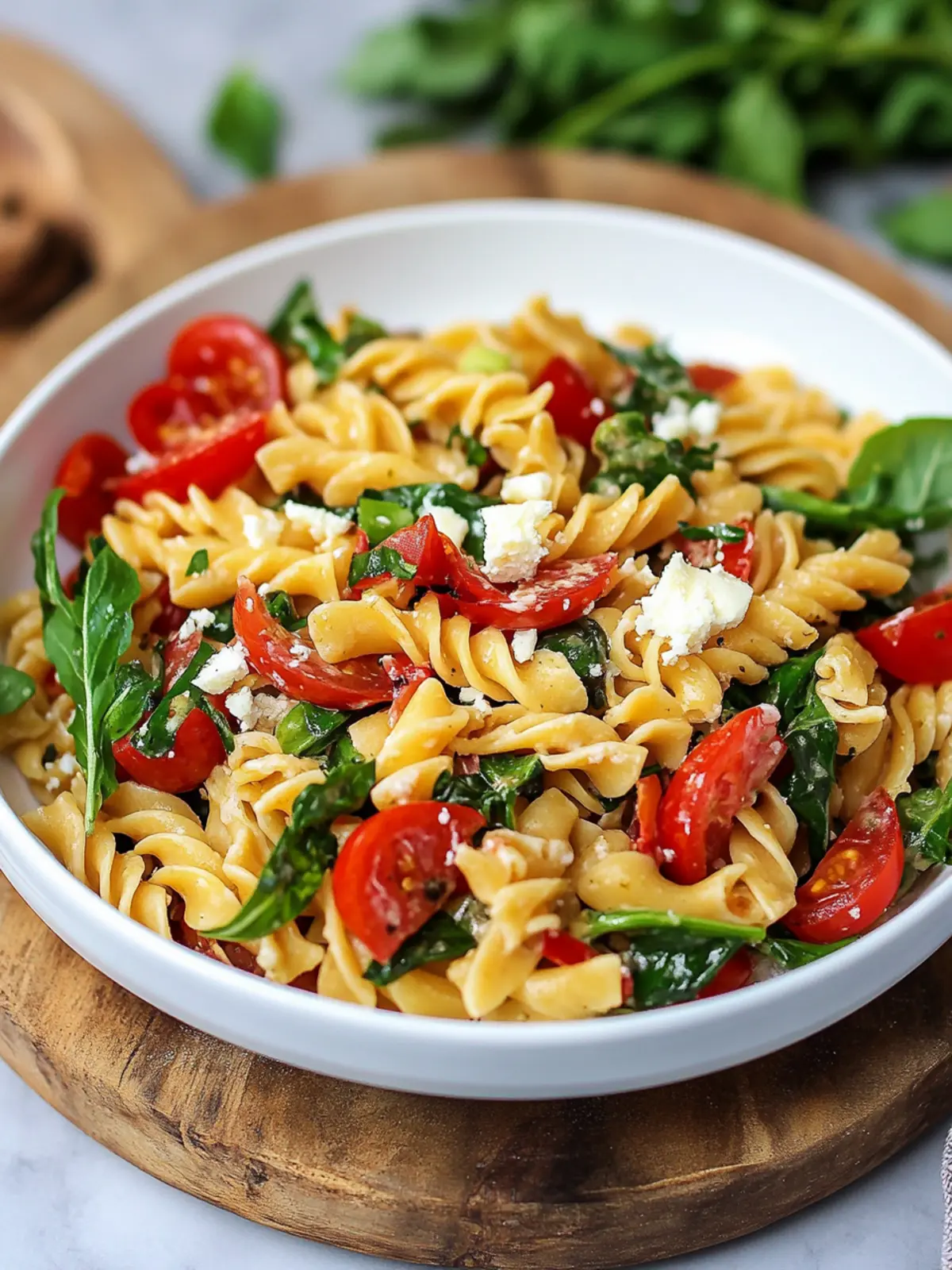 Mediterraner Nudelsalat