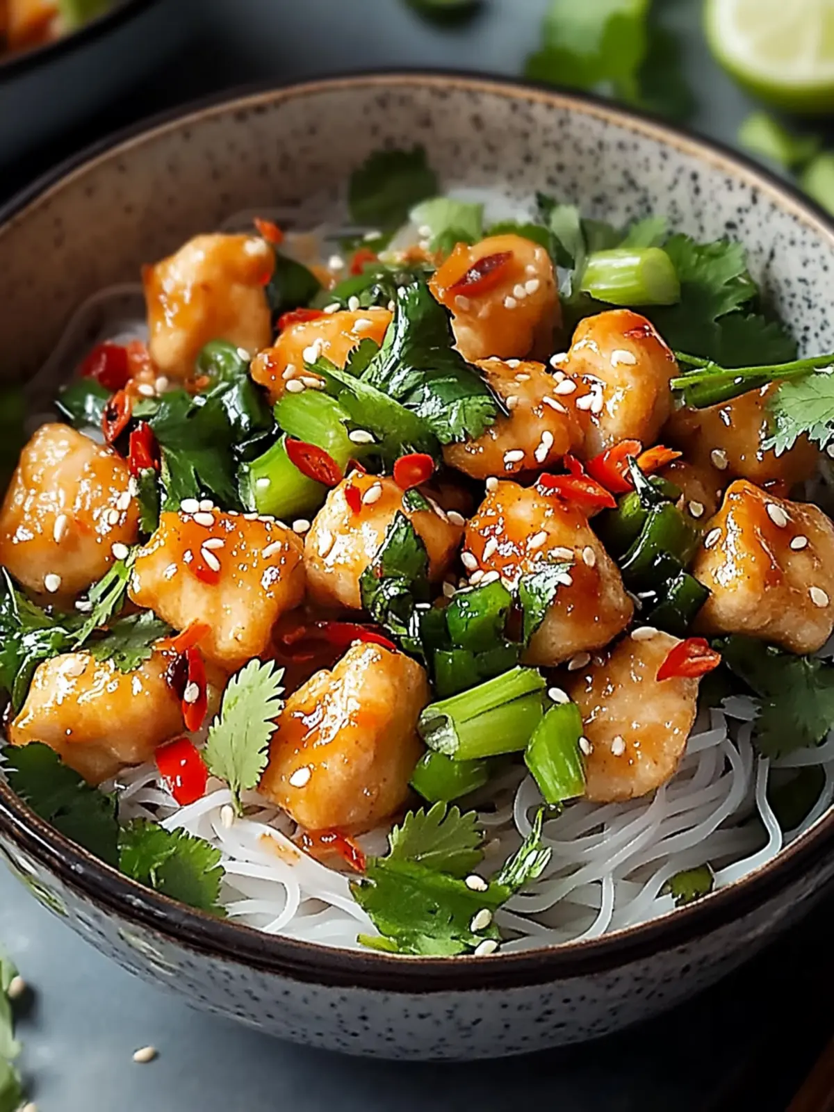 Süßes und scharfes Thai-Hähnchen in 30 Minuten