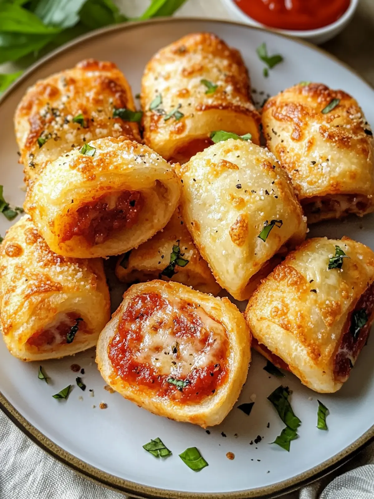 Air Fryer Pizzarollen Der ultimative knusprige Snack