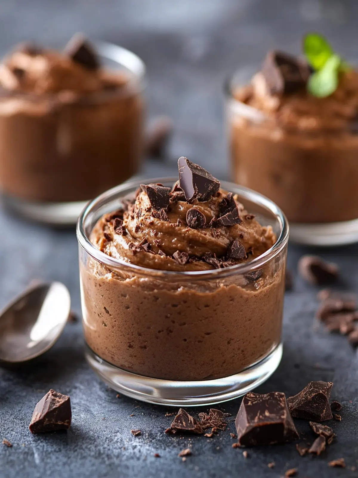 For this fluffy chocolate mousse you only need 2 ingredients