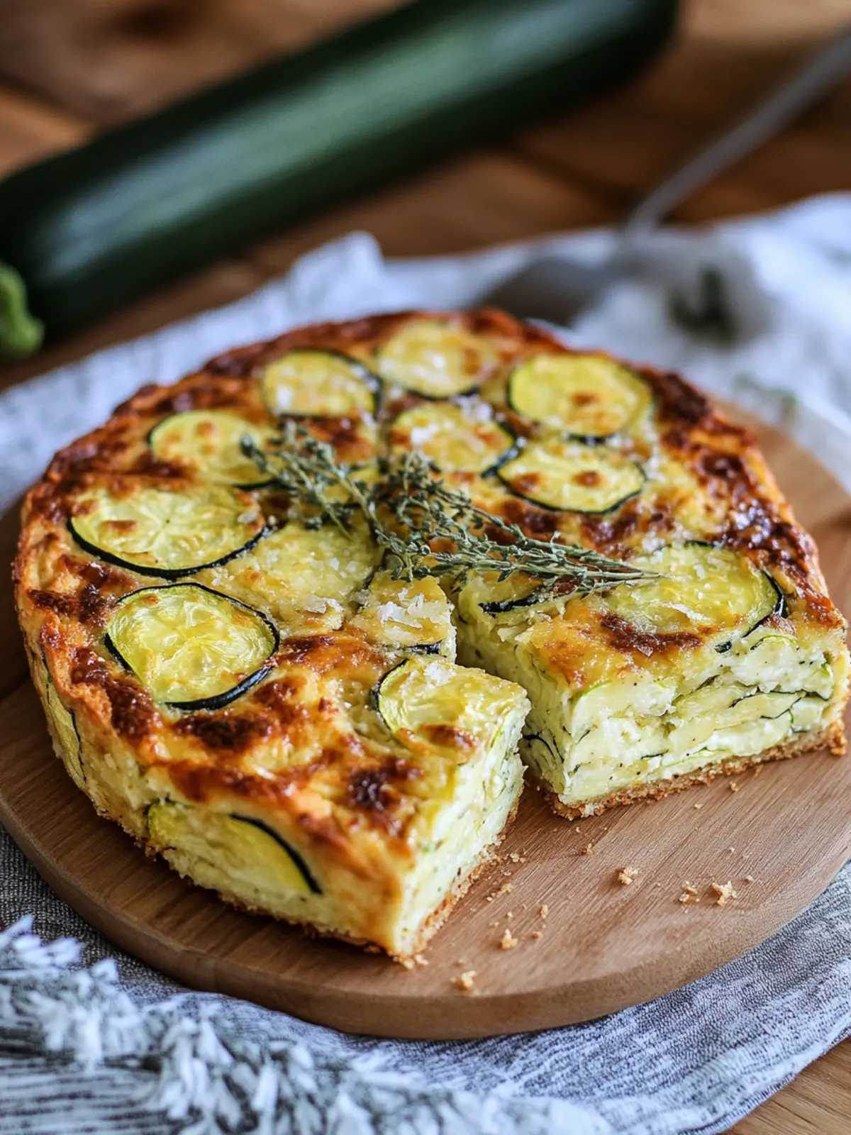 Herzhafter Zucchinikuchen