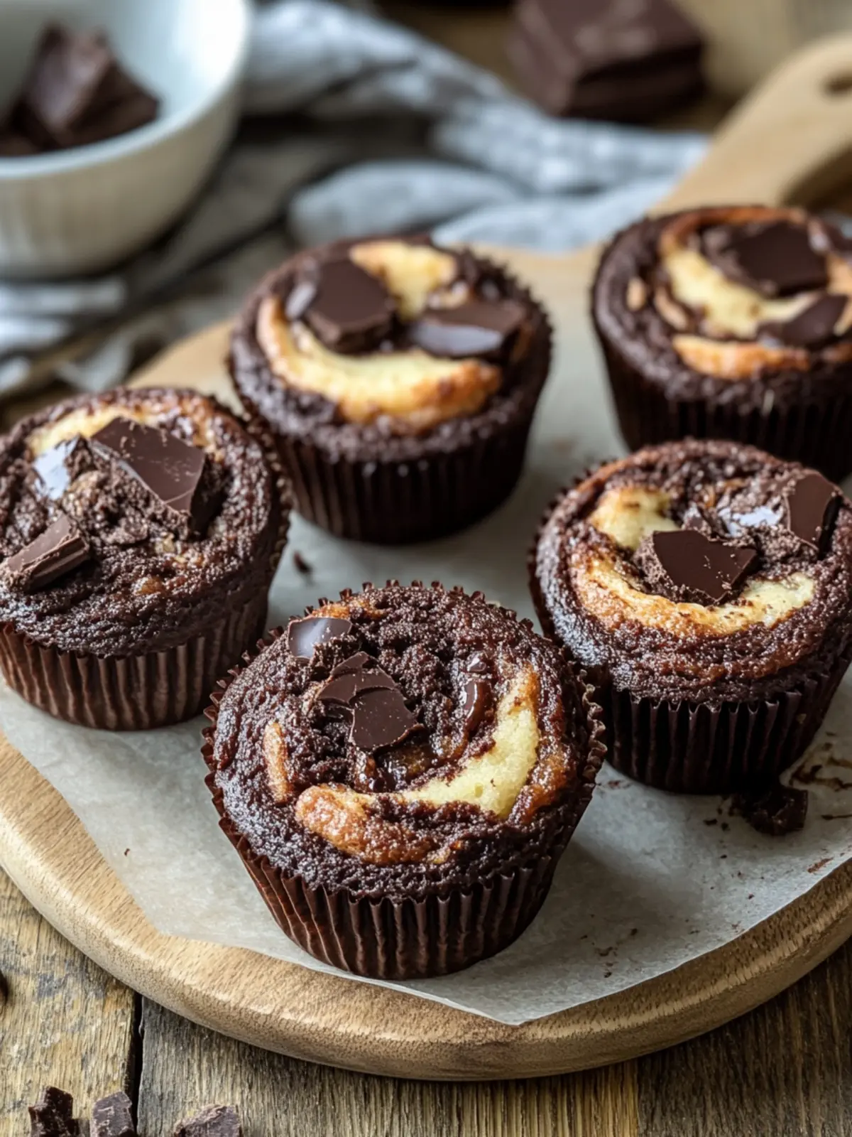 Schoko-Cheesecake-Muffins – Cremig, Schokoladig & Unwiderstehlich Saftig