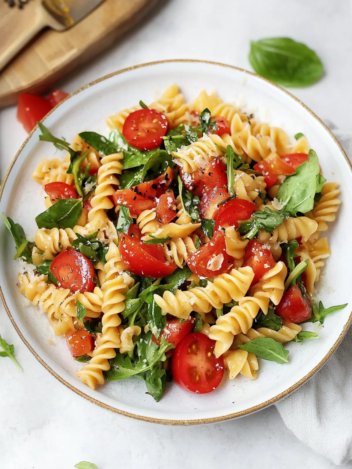 Mediterraner Nudelsalat