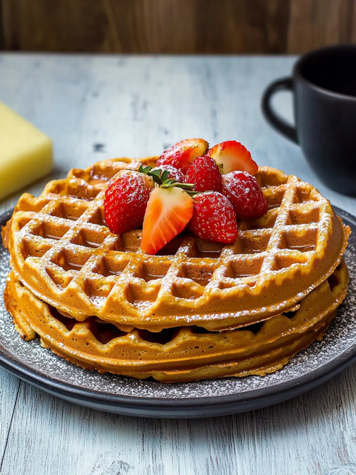 Waffeln ohne Zucker