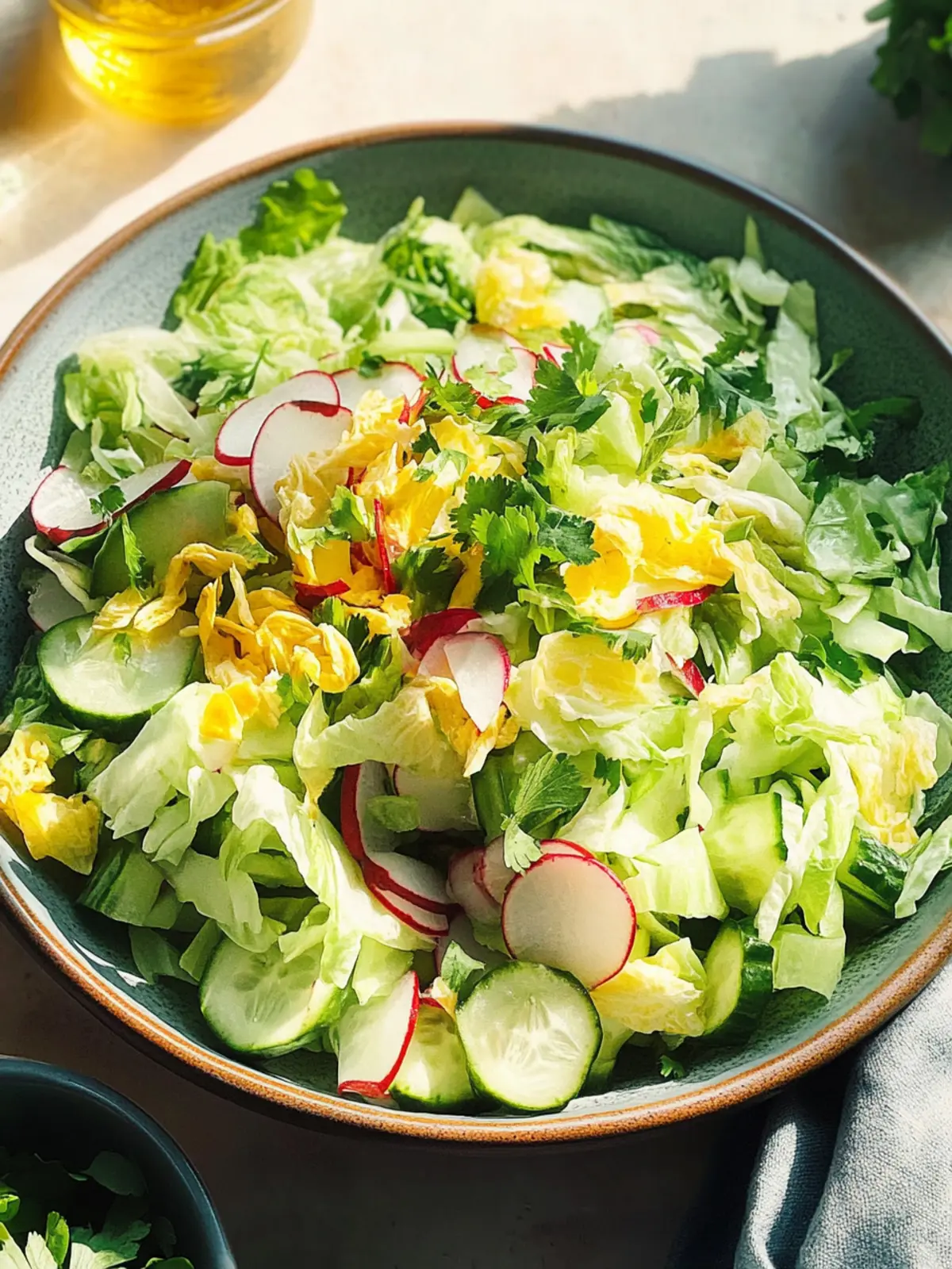 Über-Nacht-Salat Rezept zum Vorbereiten