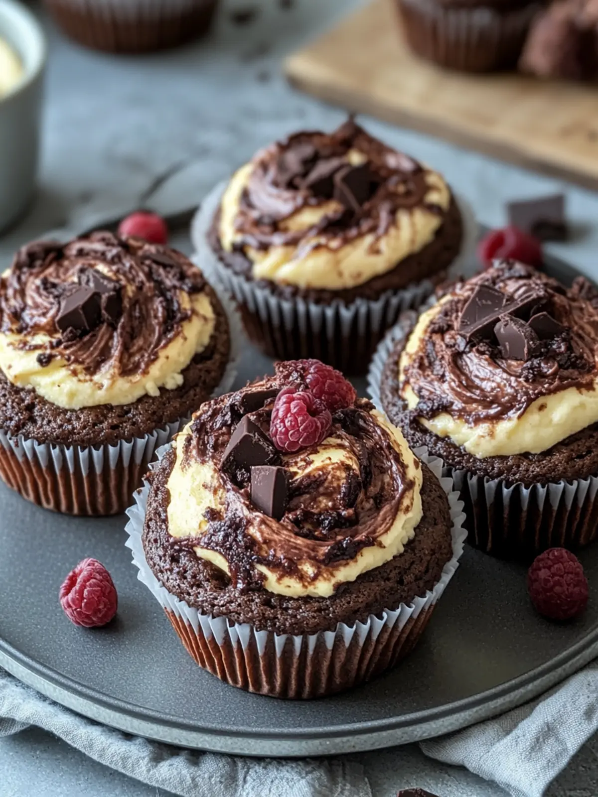 Schoko-Cheesecake-Muffins – Cremig, Schokoladig & Unwiderstehlich Saftig