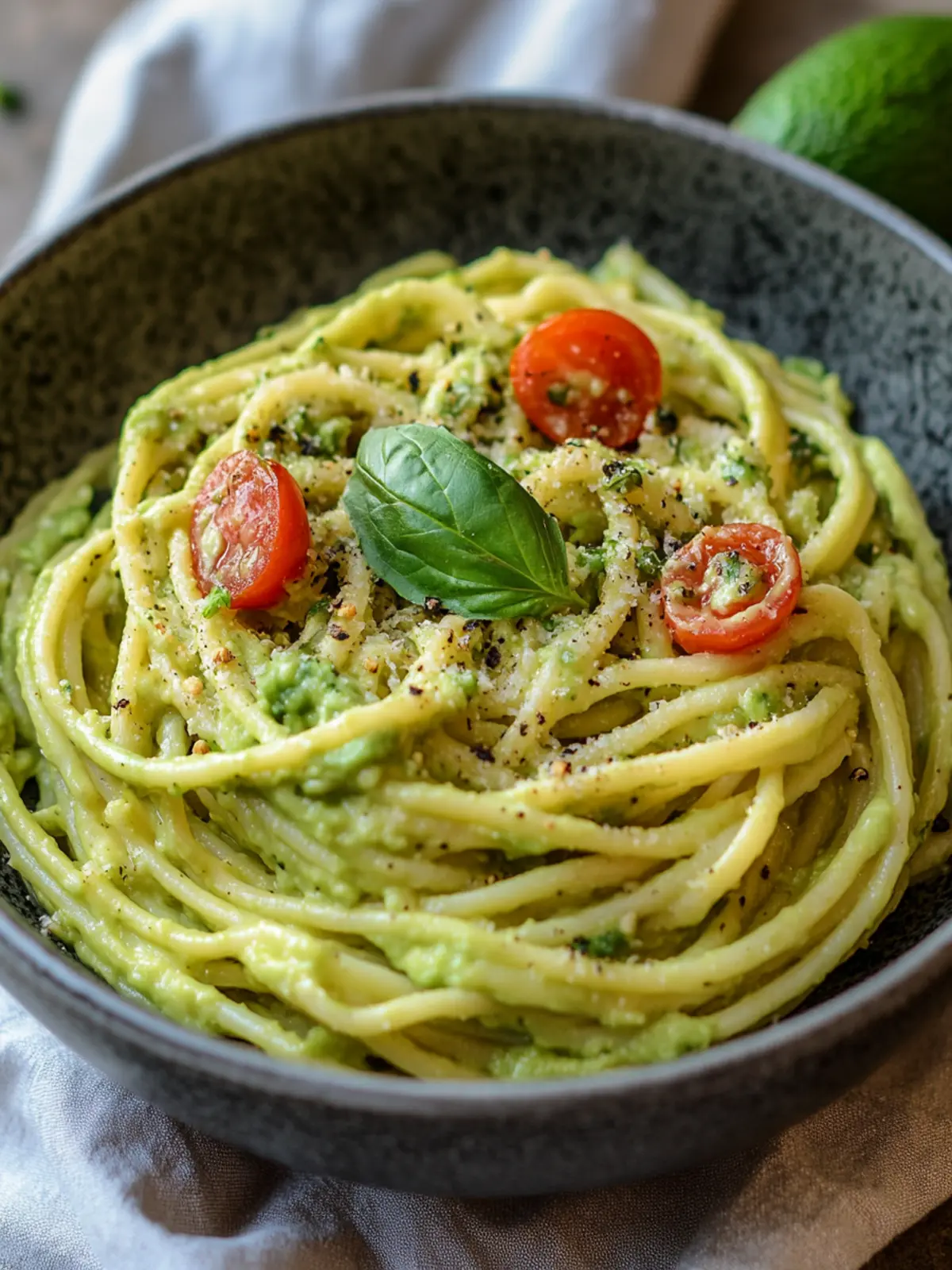 Cremige Avocado Pasta Vegan – Frisch, Cremig und Blitzschnell Gemacht