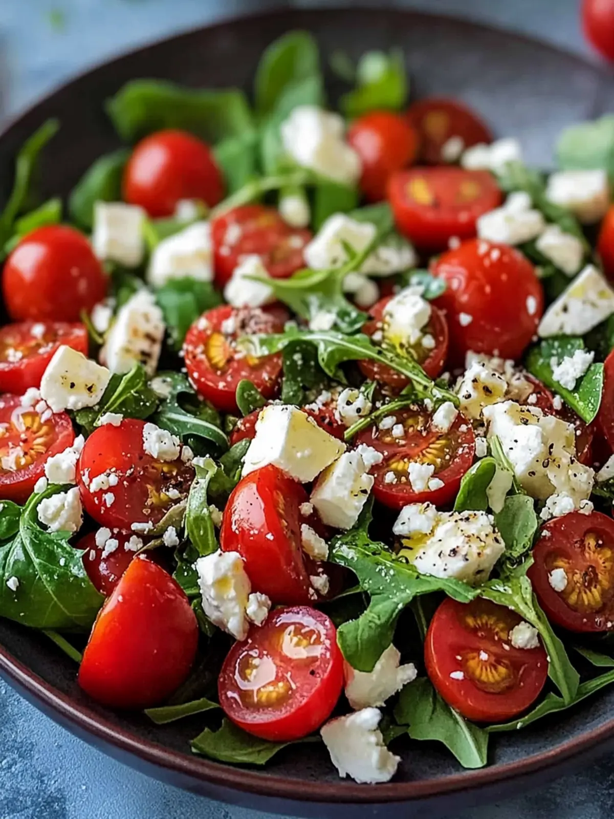 Rucolasalat mit Tomaten und Feta: Ein Unglaubliches Ultimatives Rezept für 5 Sinne