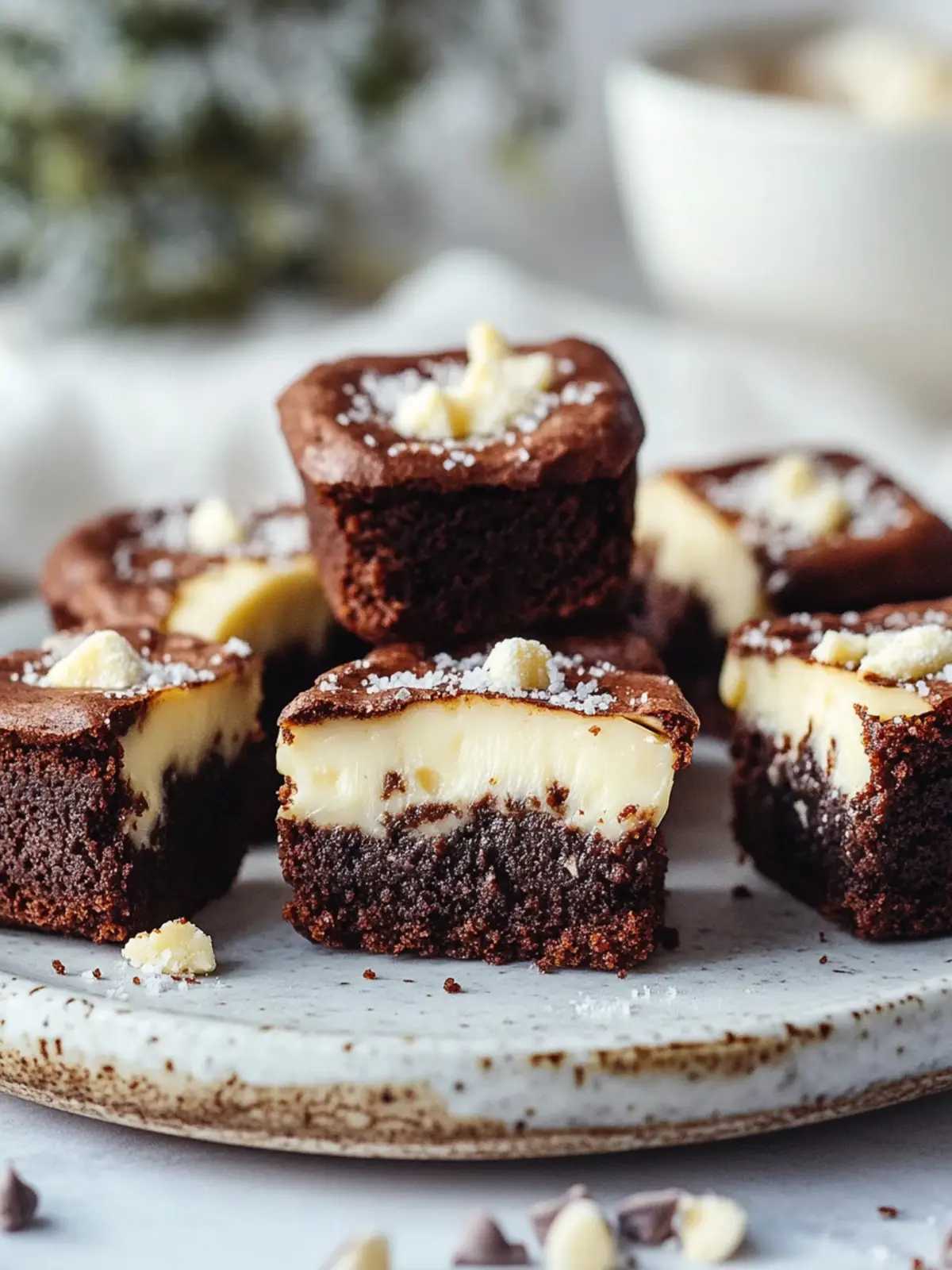 Mini Frischkäse-Brownie-Häppchen: Dein süßer Genuss