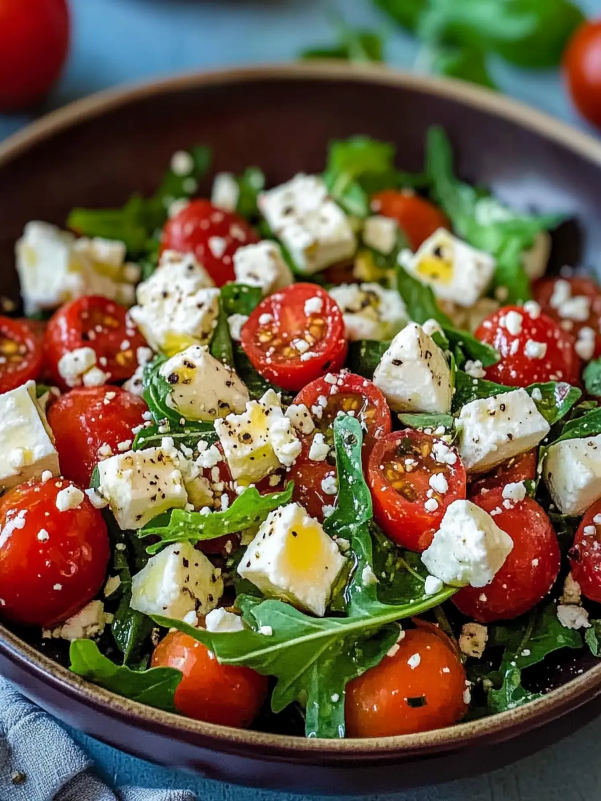 Rucolasalat mit Tomaten und Feta: Ein Unglaubliches Ultimatives Rezept für 5 Sinne