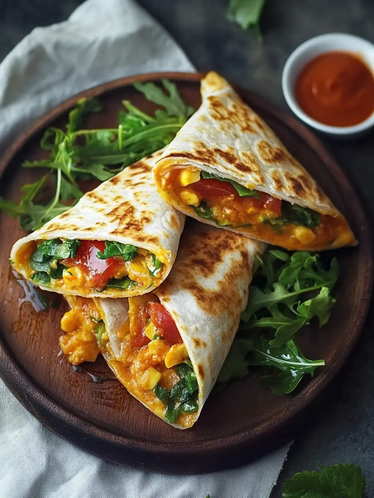Knusprige Wrap-Ecken aus dem Airfryer