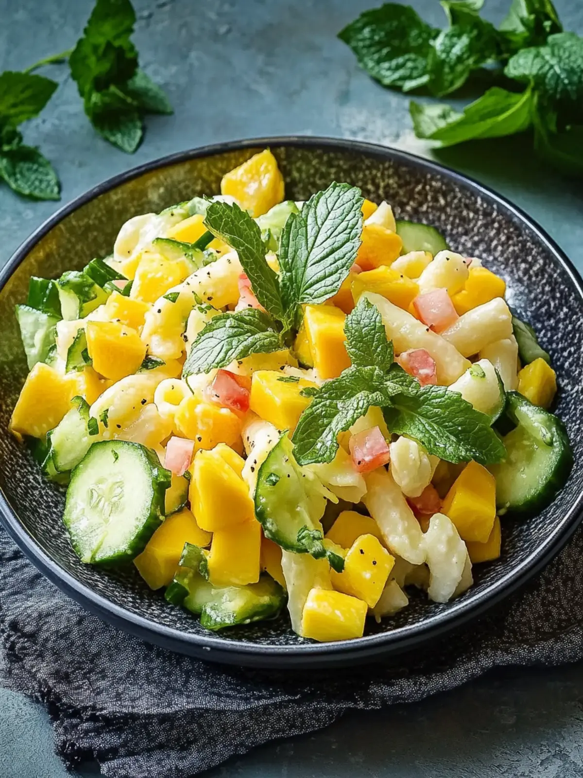 Gurken-Mango-Salat